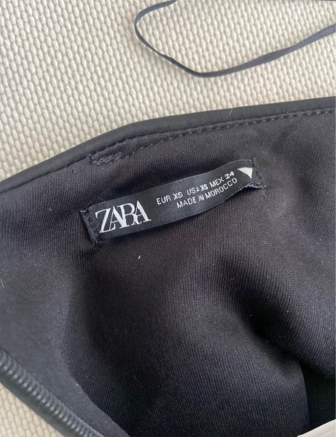 Zara Black Strapless Bodysuit - photo 3