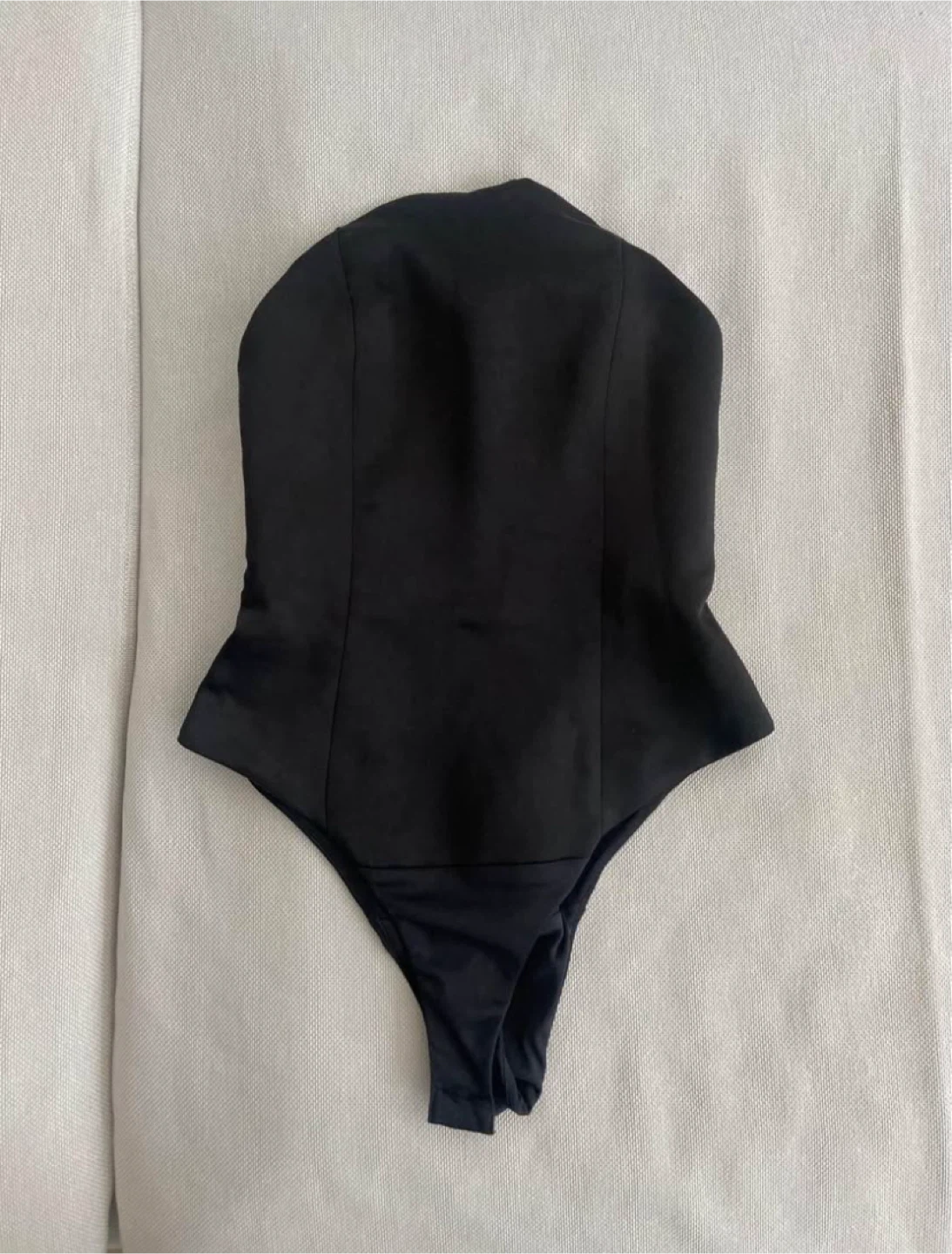 Zara Black Strapless Bodysuit - photo 2