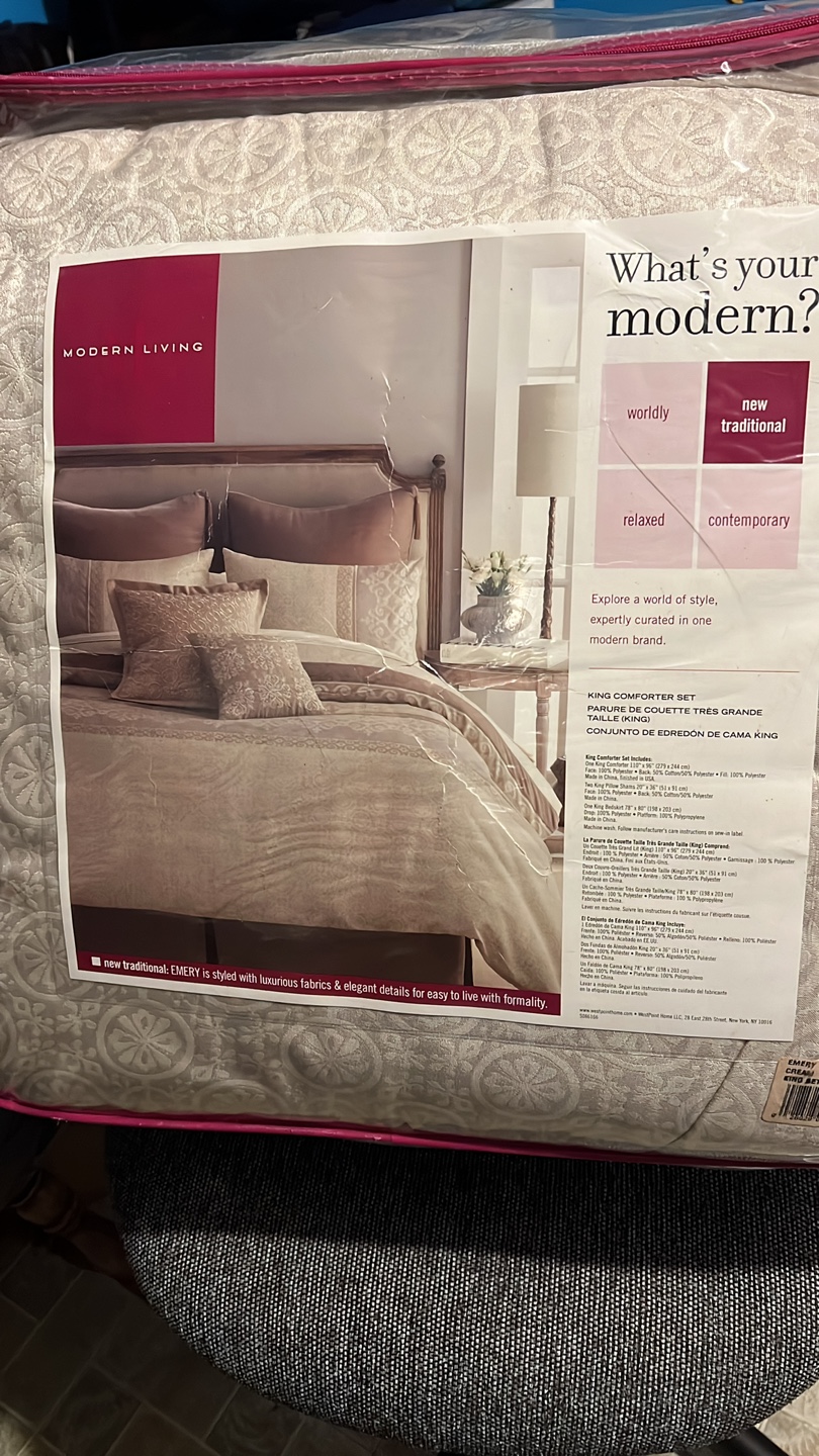 West Point Home Modern Living King Comforter Set - photo 2