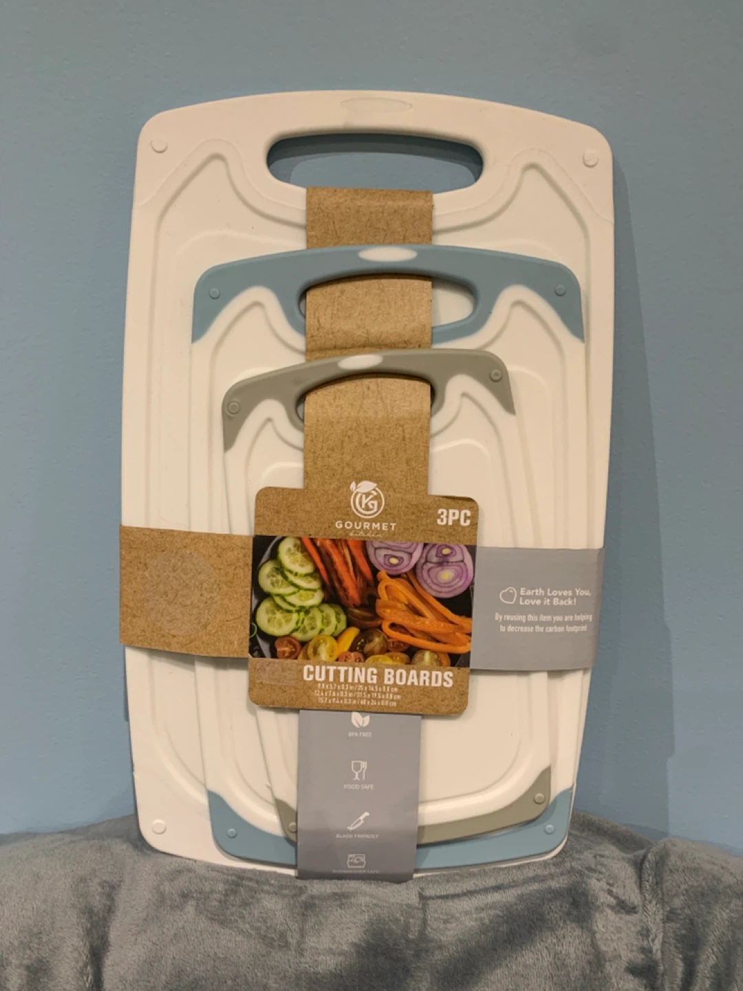 Gourmet 3-Piece Cutting Board Set