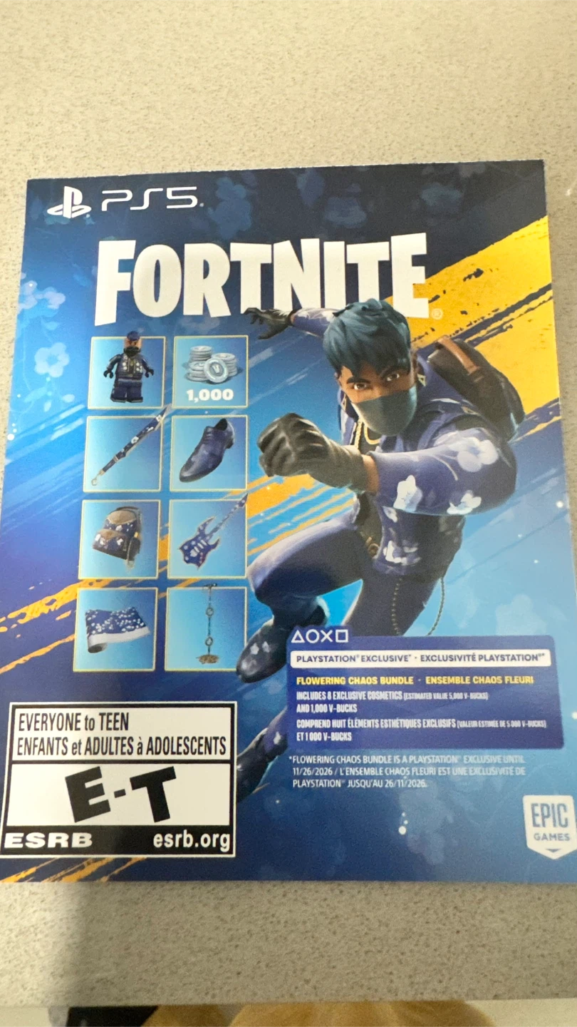 Fortnite Flowering Chaos Bundle for PS5