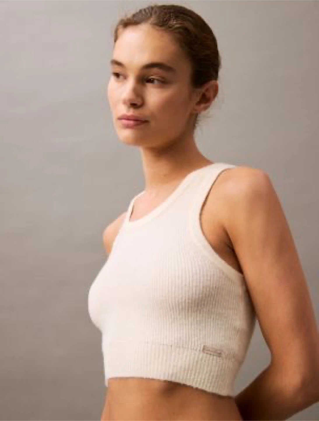 Calvin Klein Sweater Lounge Plush Tank Top