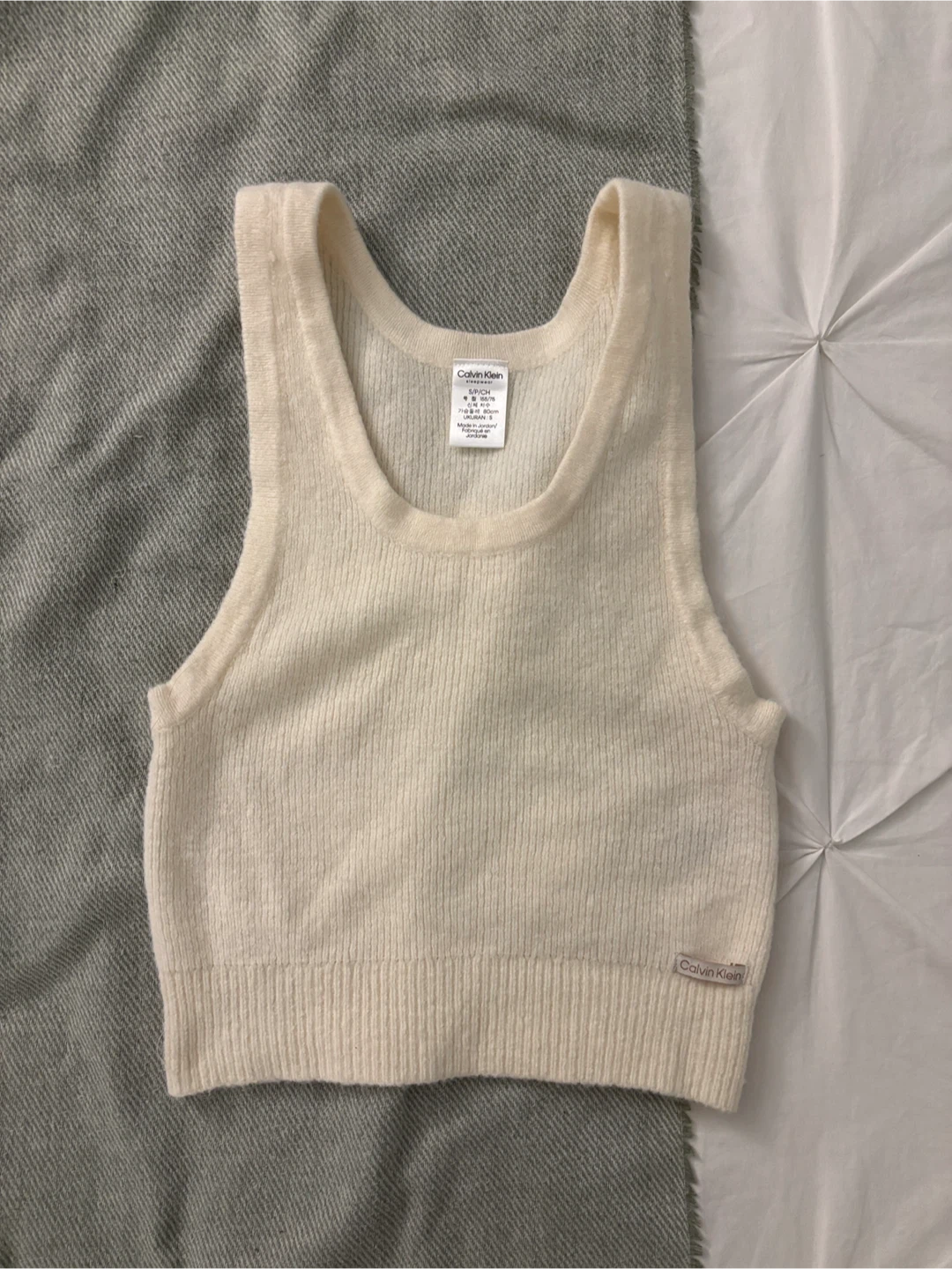 Calvin Klein Sweater Lounge Plush Tank Top - photo 2
