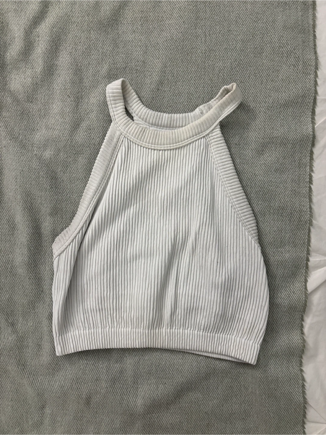 AE Ribbed Halter Crop Top - photo 2