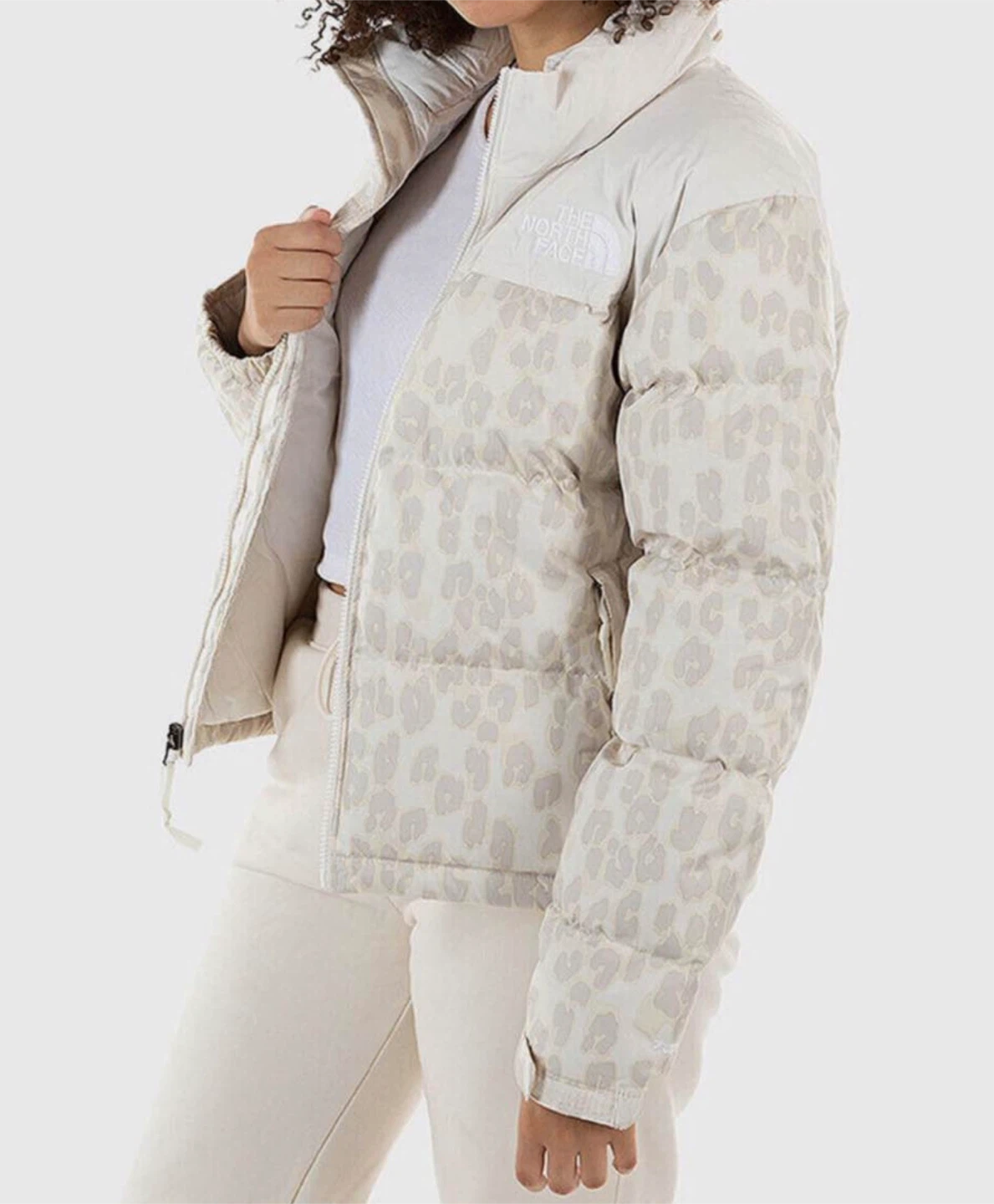 The North Face Leopard Print Puffer Jacket Woman’s - photo 2