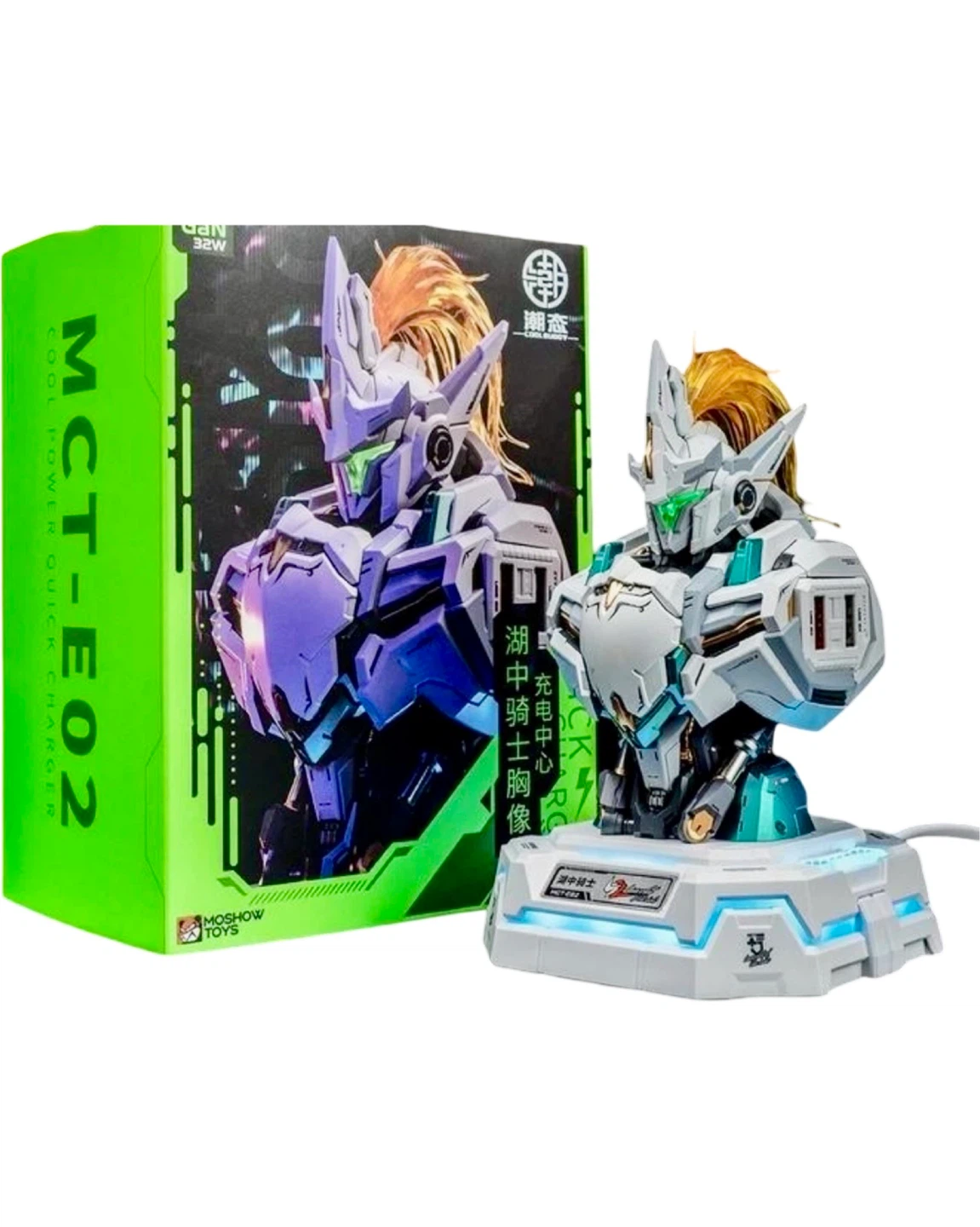 MOSHOW TOYS MCT-E02 GaN 32W Cool Power Quick Charger - photo 2