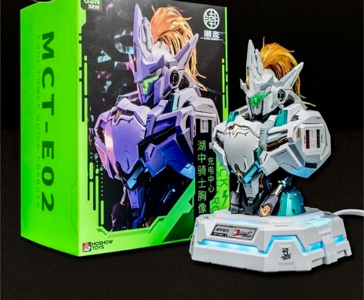 MOSHOW TOYS MCT-E02 GaN 32W Cool Power Quick Charger