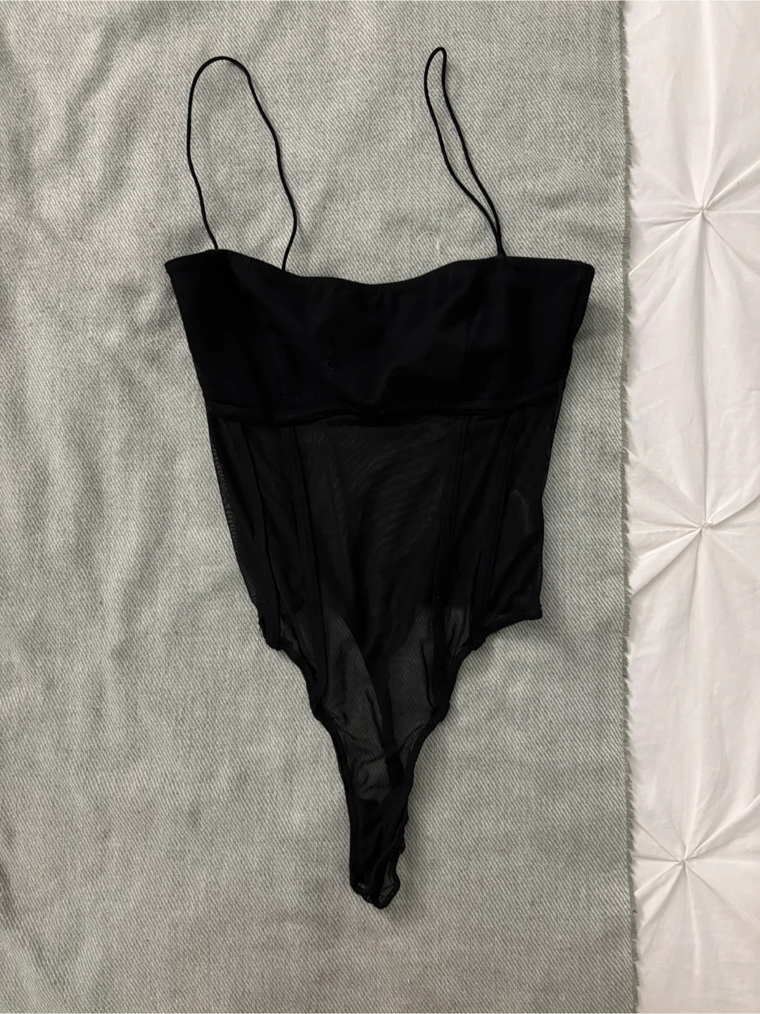 Black Sheer Bodysuit - photo 2
