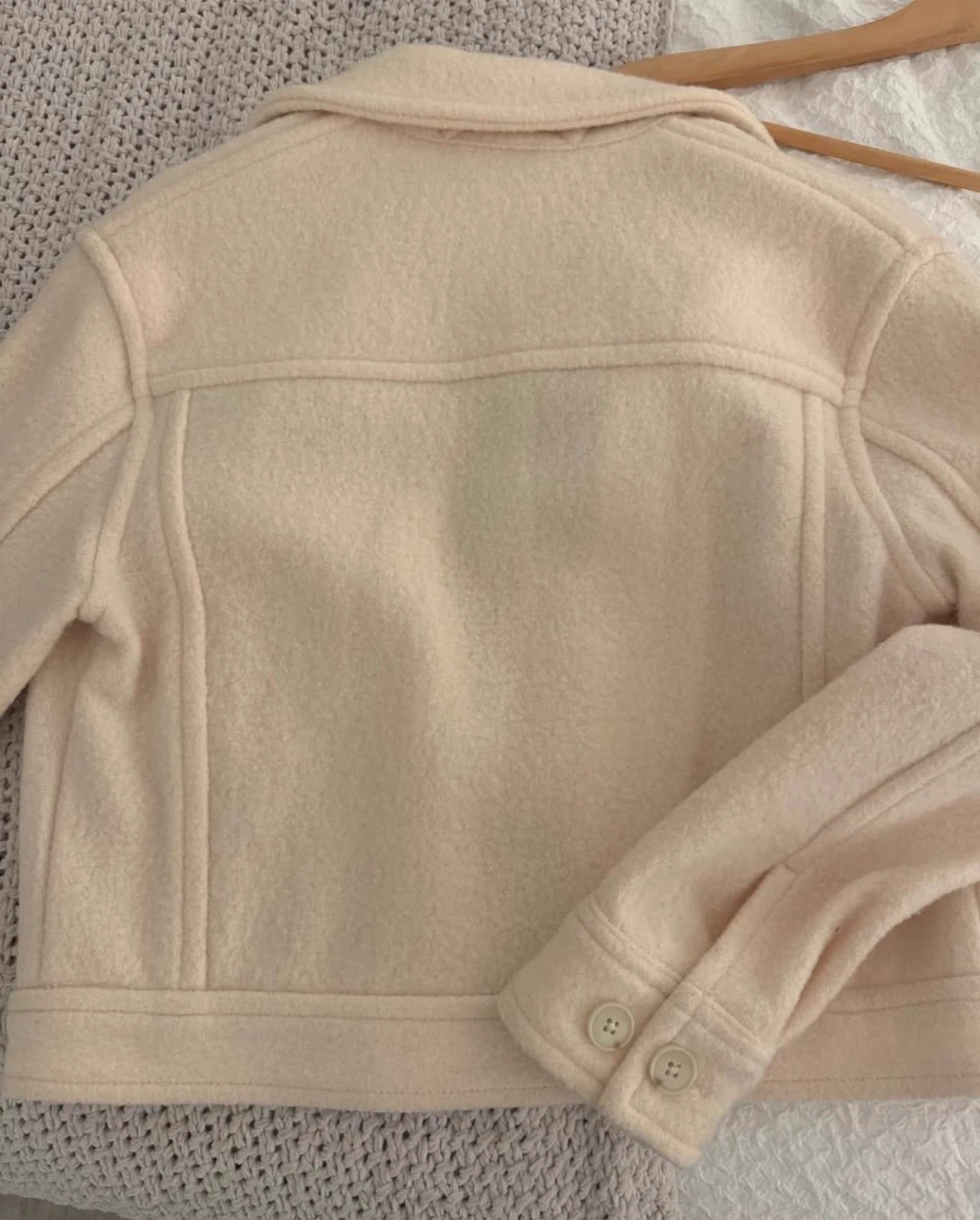 Wilfred Free Cream Button-Up Jacket - photo 2