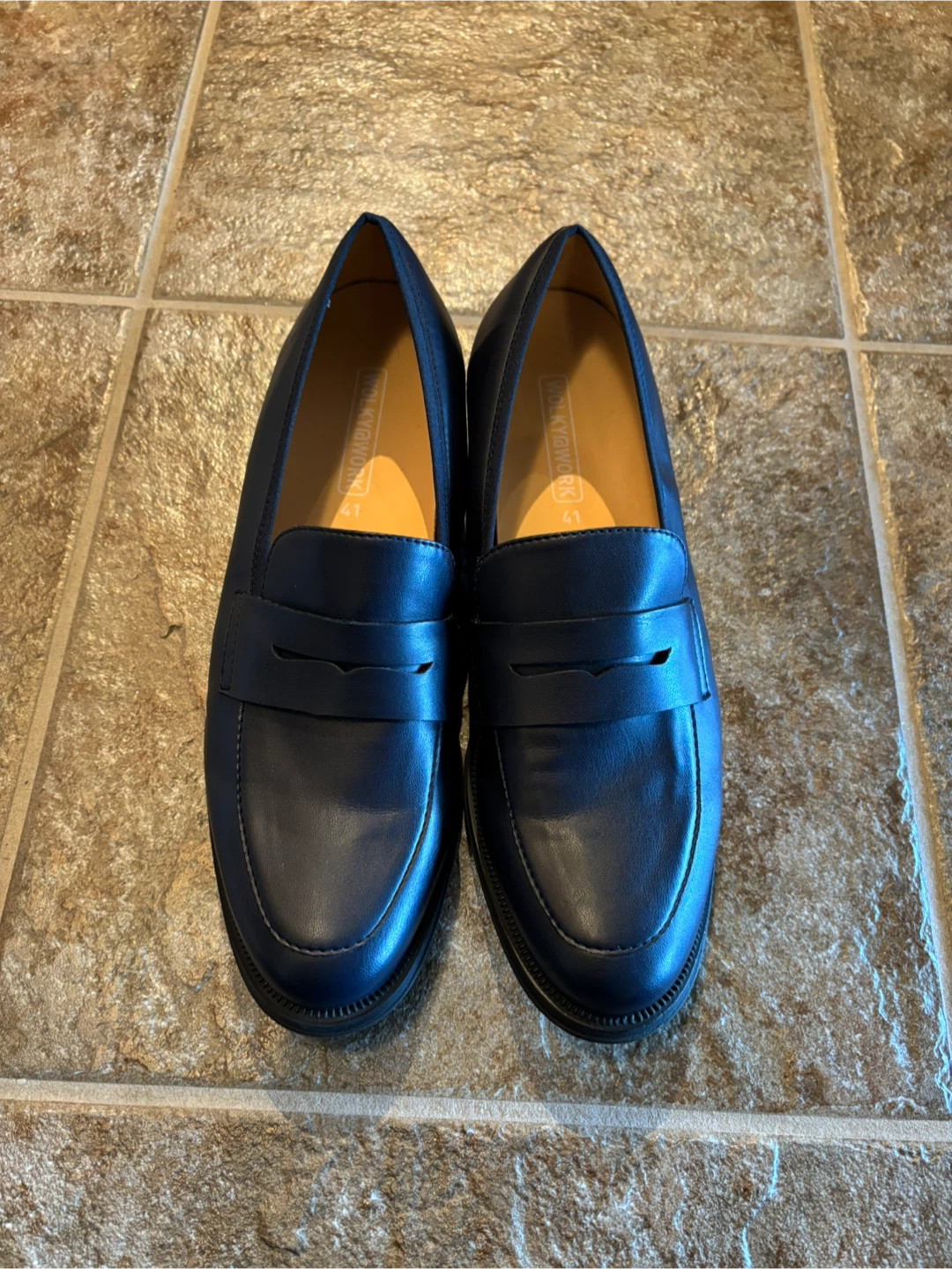 Navy Blue Loafers