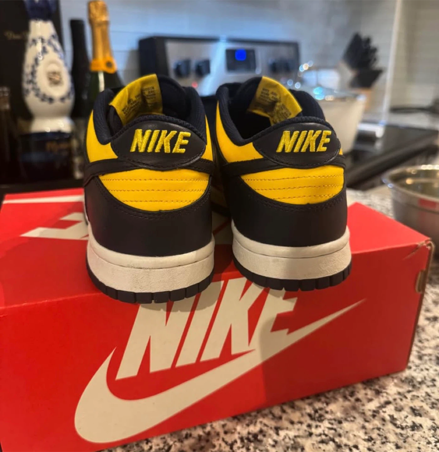 Nike Dunk Low (GS) Varsity Maize/Midnight Navy - photo 3