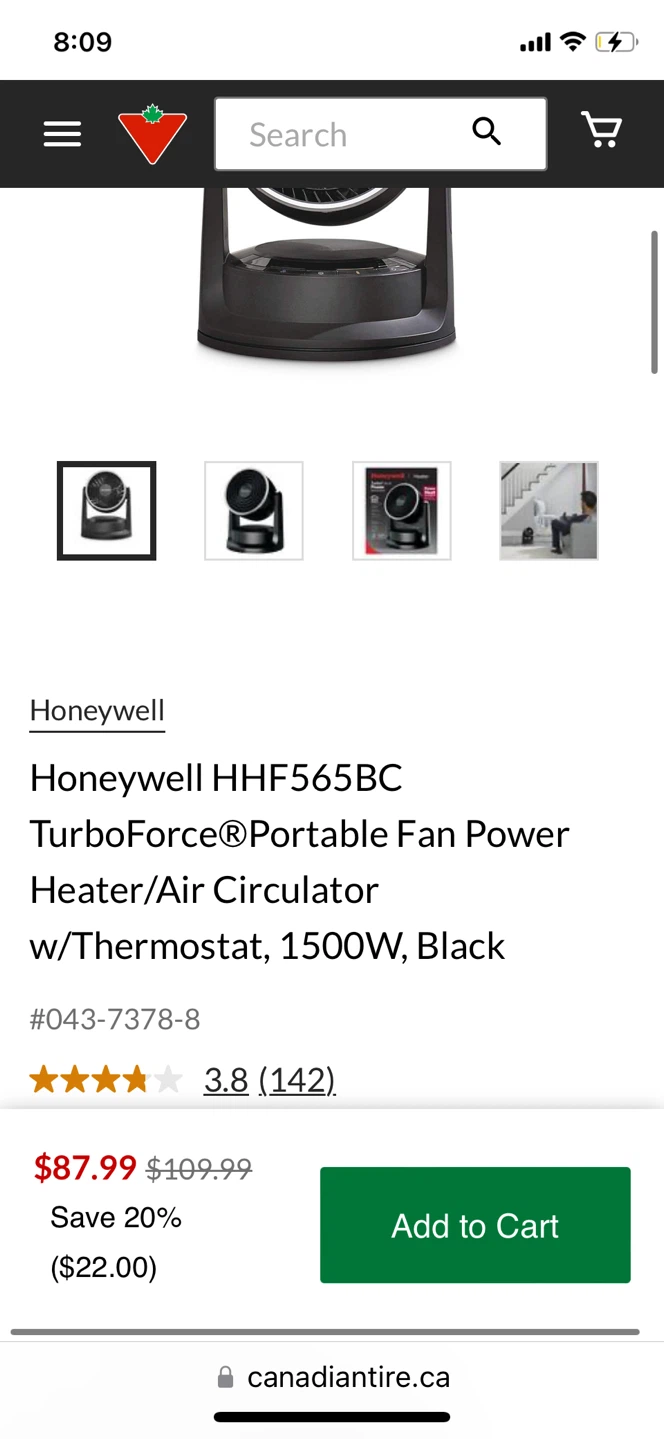 Honeywell Fan and heater - photo 4