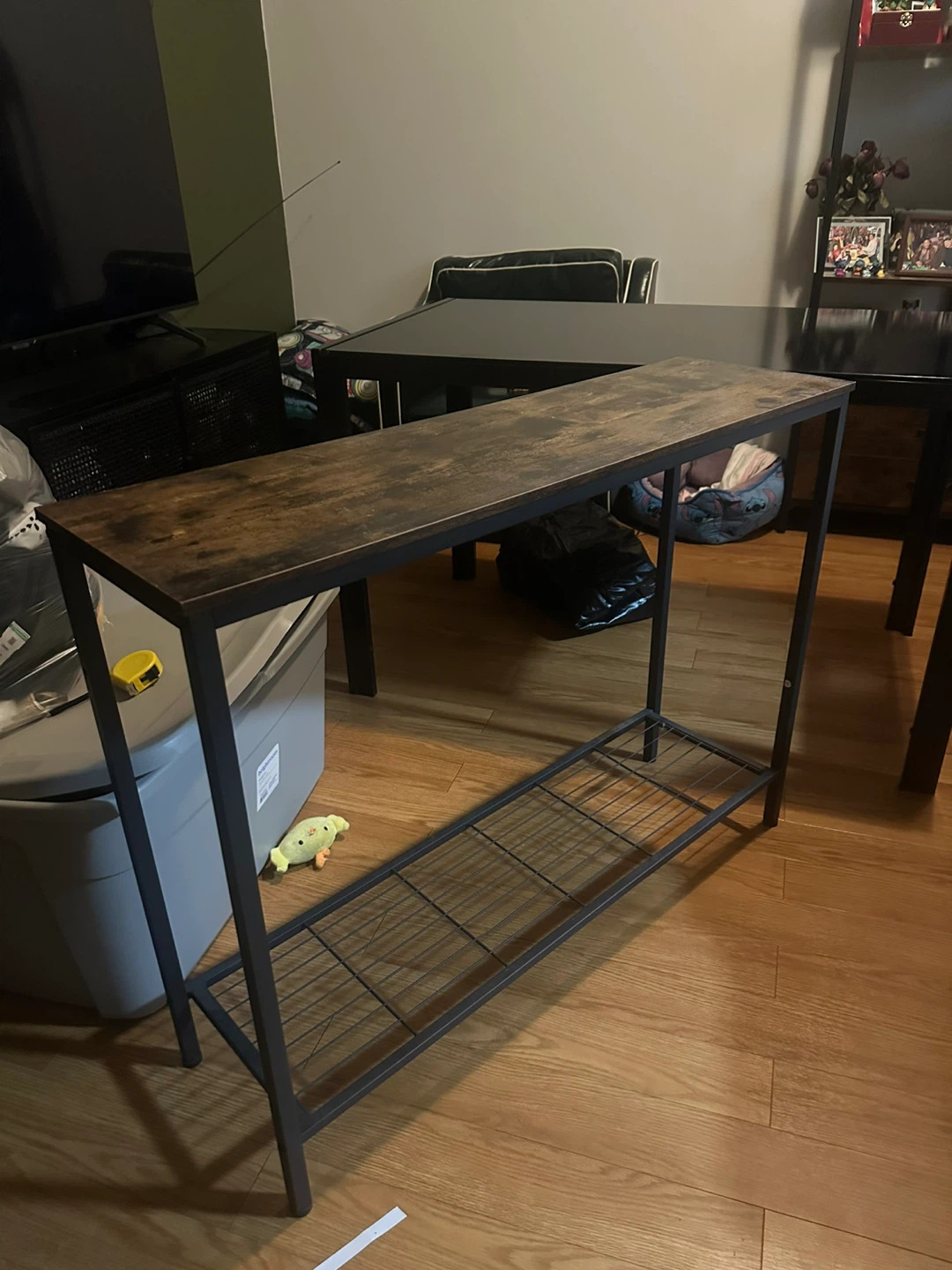 Console Table with Lower Shelf