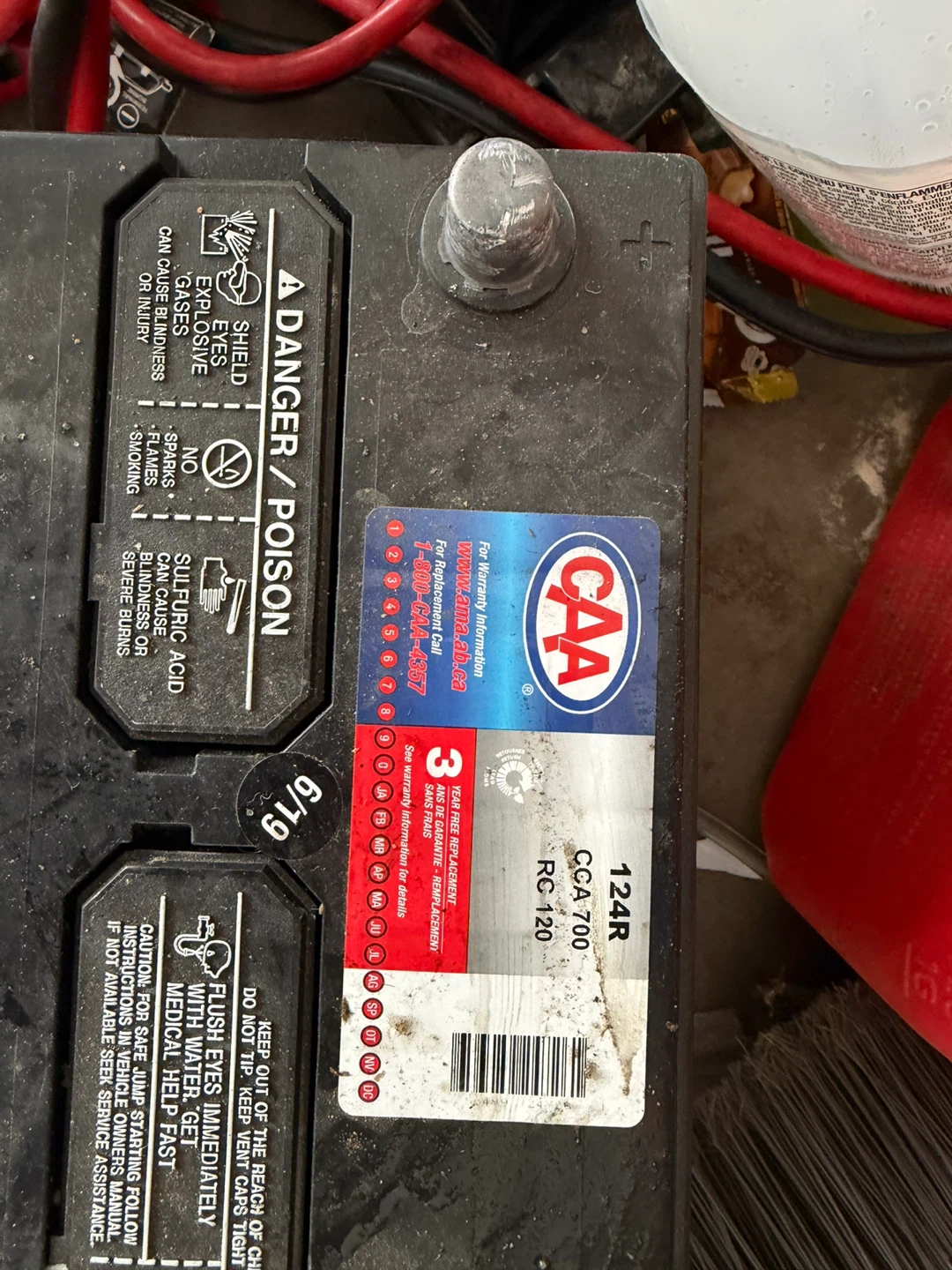 CAA CCA 700 Car Battery - photo 2