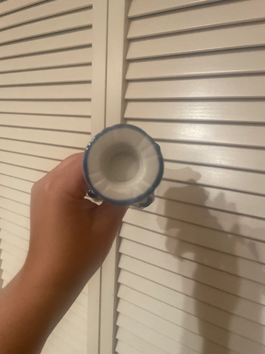 Delft Blue Hand-Painted Candlestick Holder - photo 3