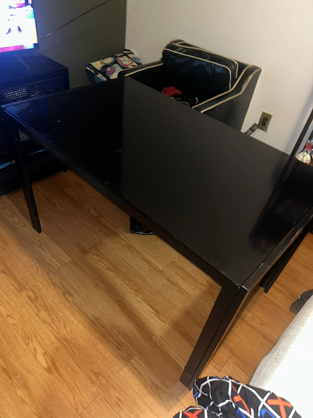 Black Dining Table and 3 Chairs