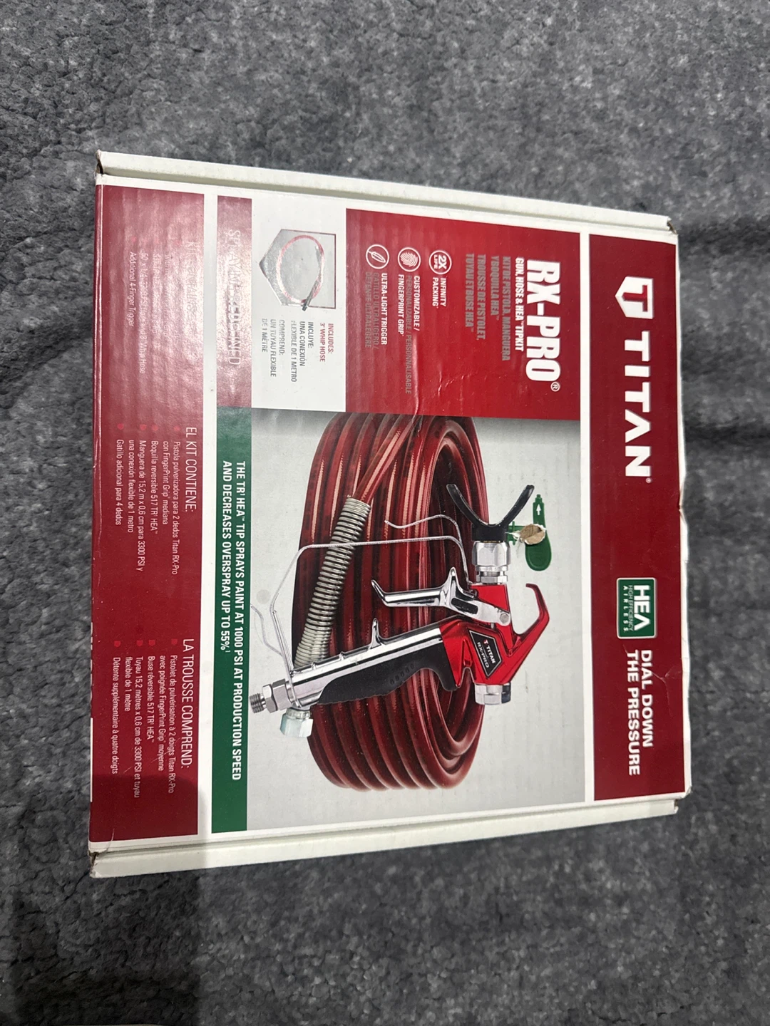 Titan RX-PRO GUN, HOSE & HEA TIPKIT