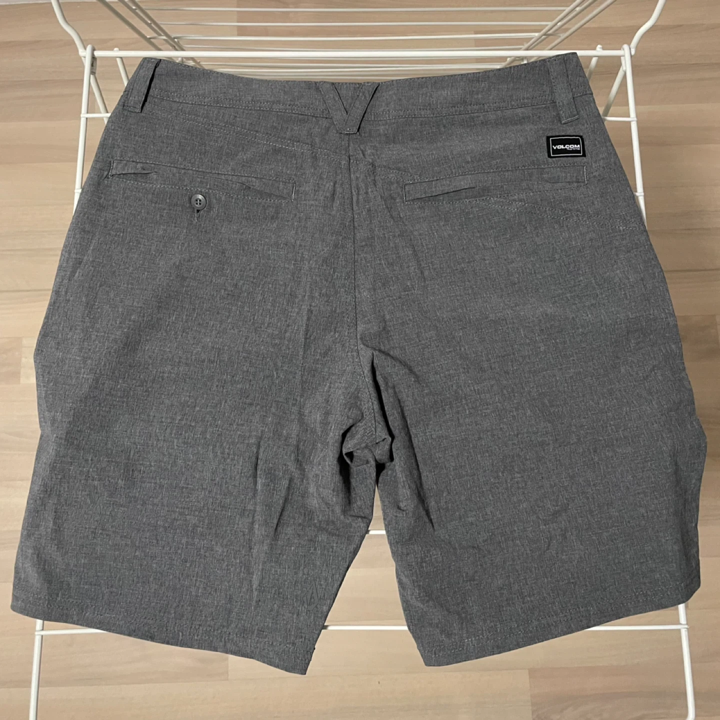 Volcom Frickin Chino Shorts Size 34 in Charcoal Heather Gray - photo 2