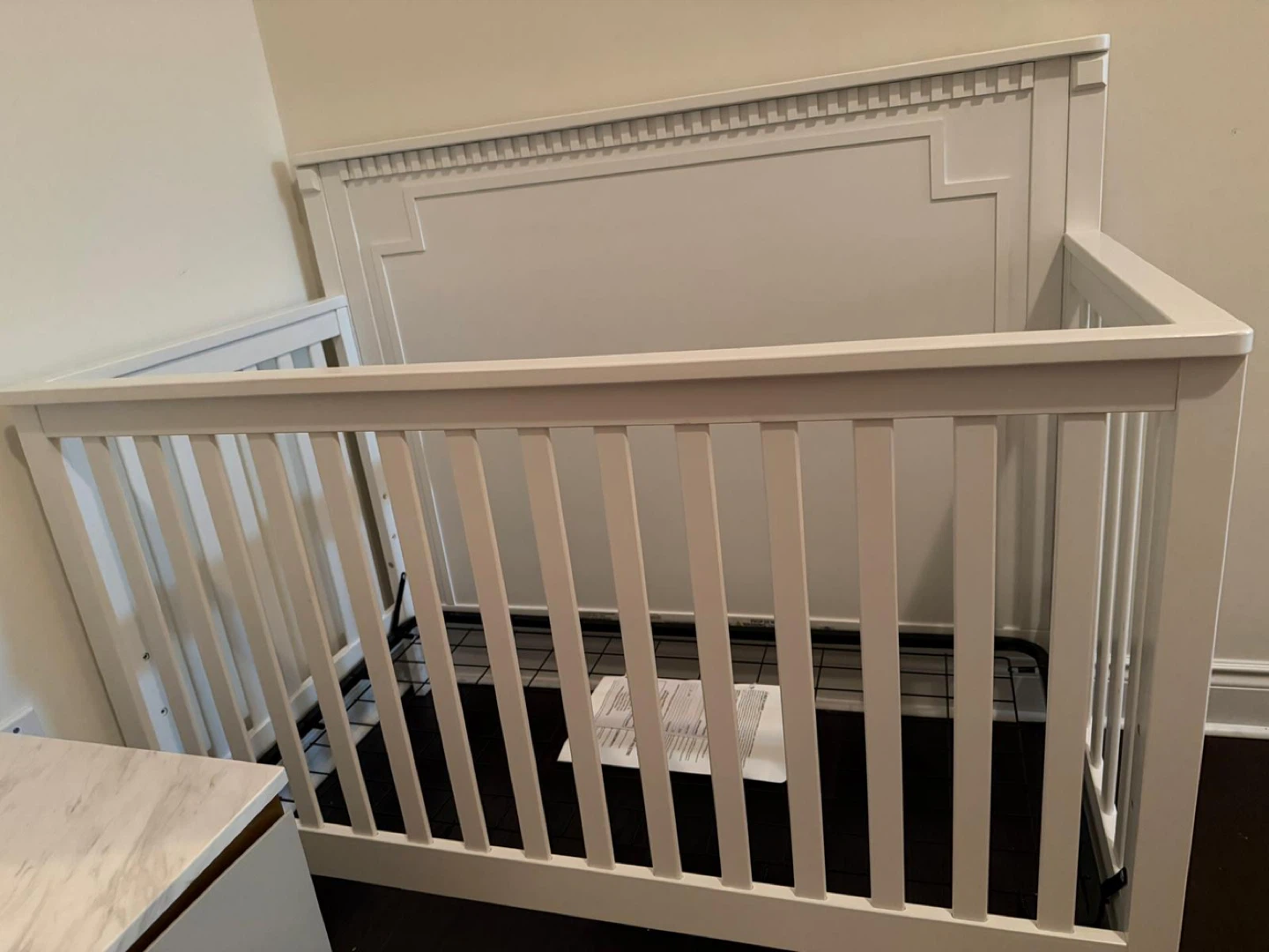White Baby Crib