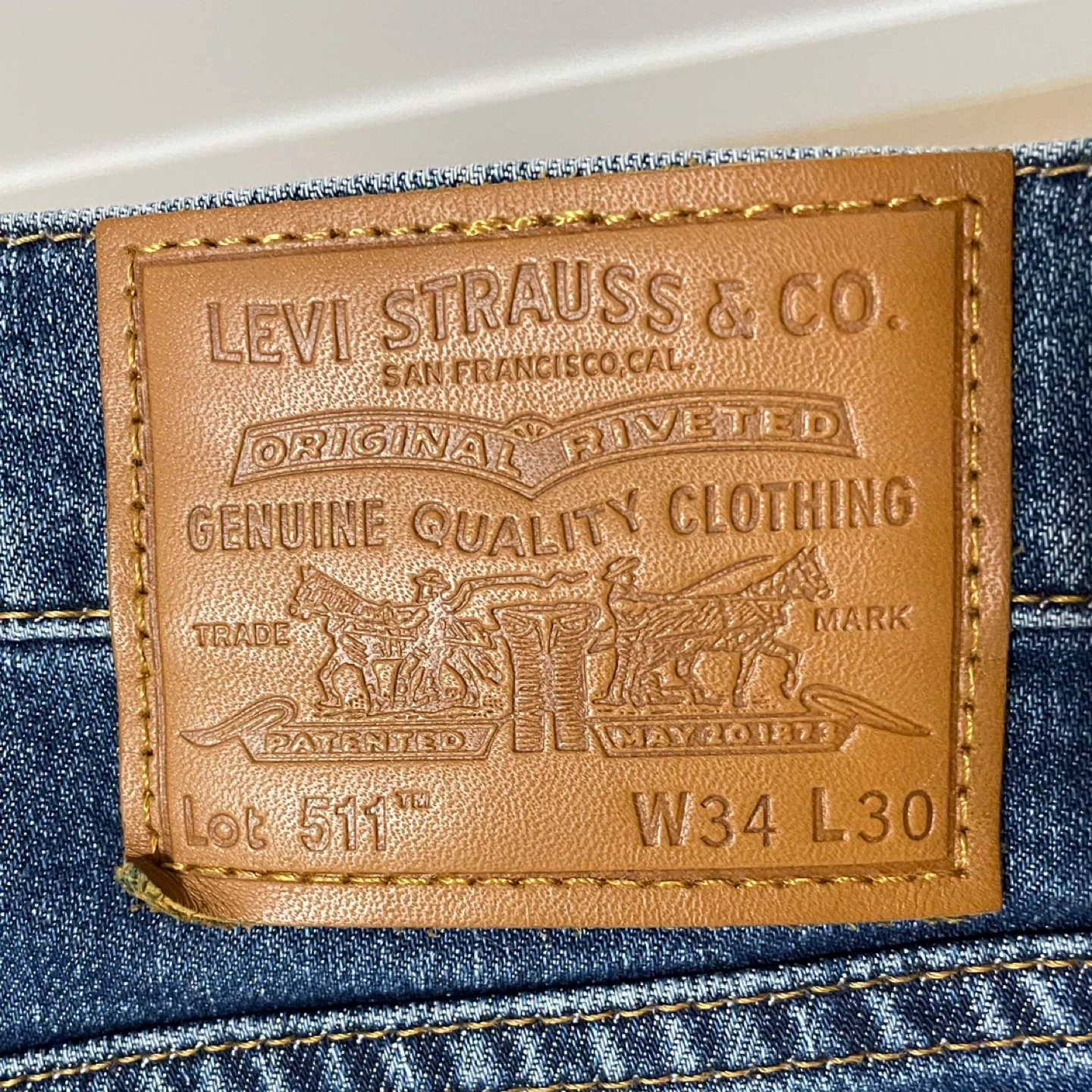 Men’s Levi’s 511 Jeans - 34W x 30L - Two Pairs - photo 3