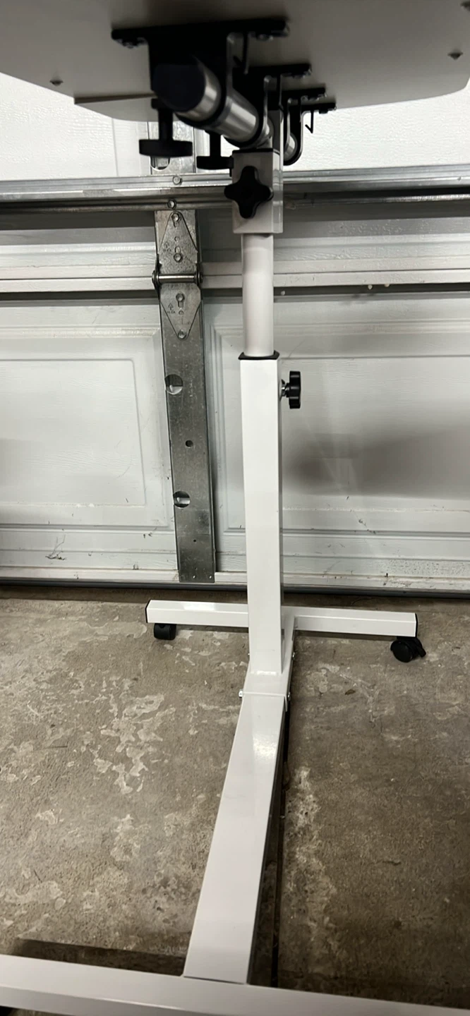 White Adjustable Standing Desk Table - photo 4