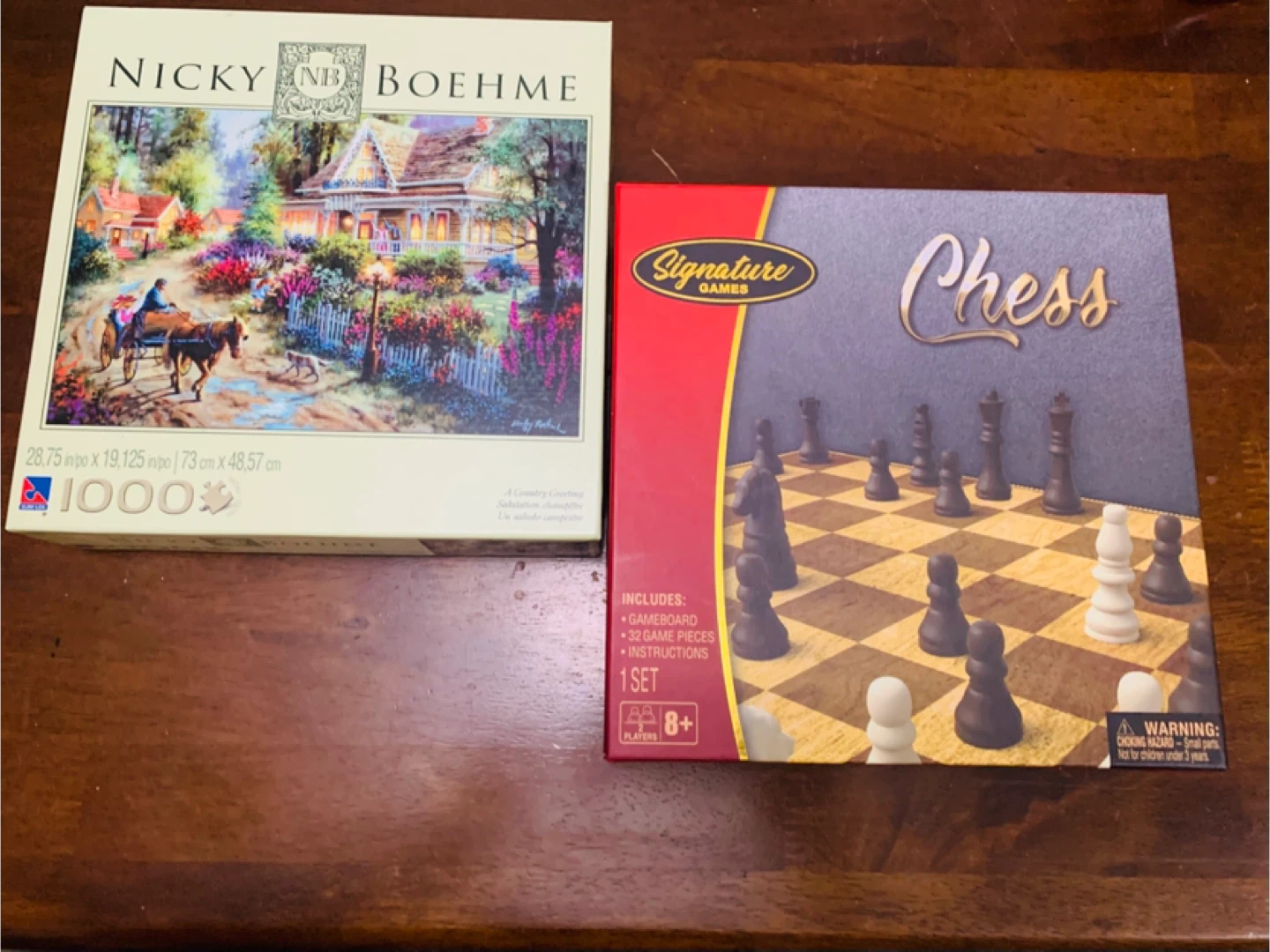 Signature Games Chess Set & 1000 pieces puzzles - photo 3
