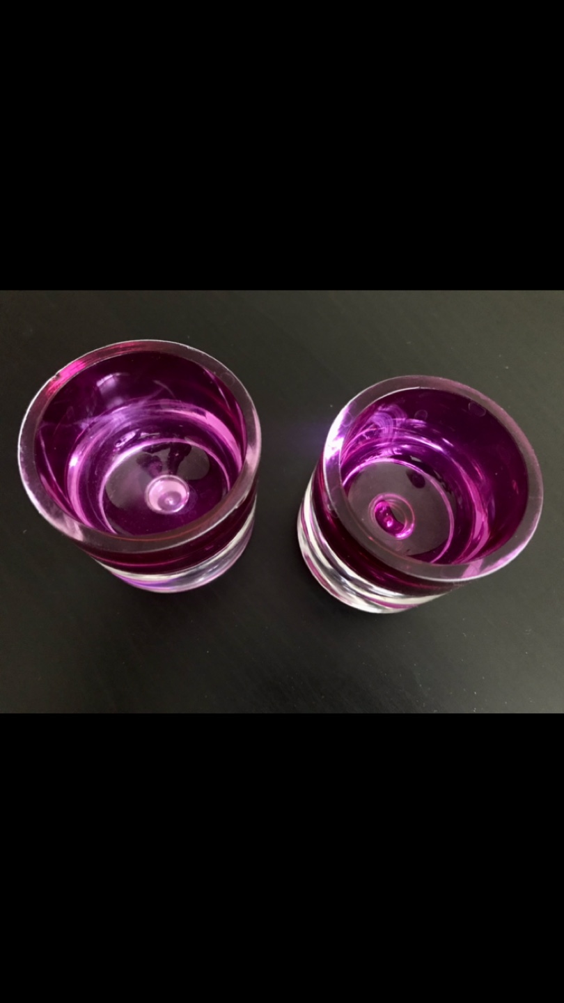 Austrian Glass Tealight Holders (2) + FREE Tealights - photo 3