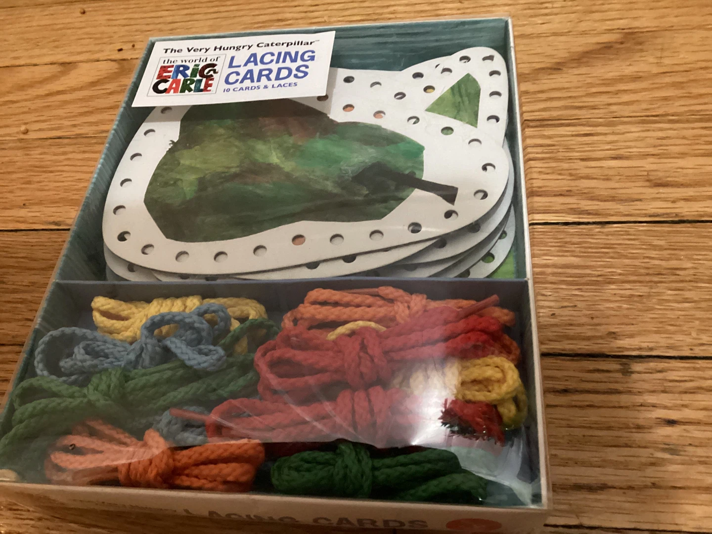 The Very Hungry Caterpillar Eric Carle Lacing Cards