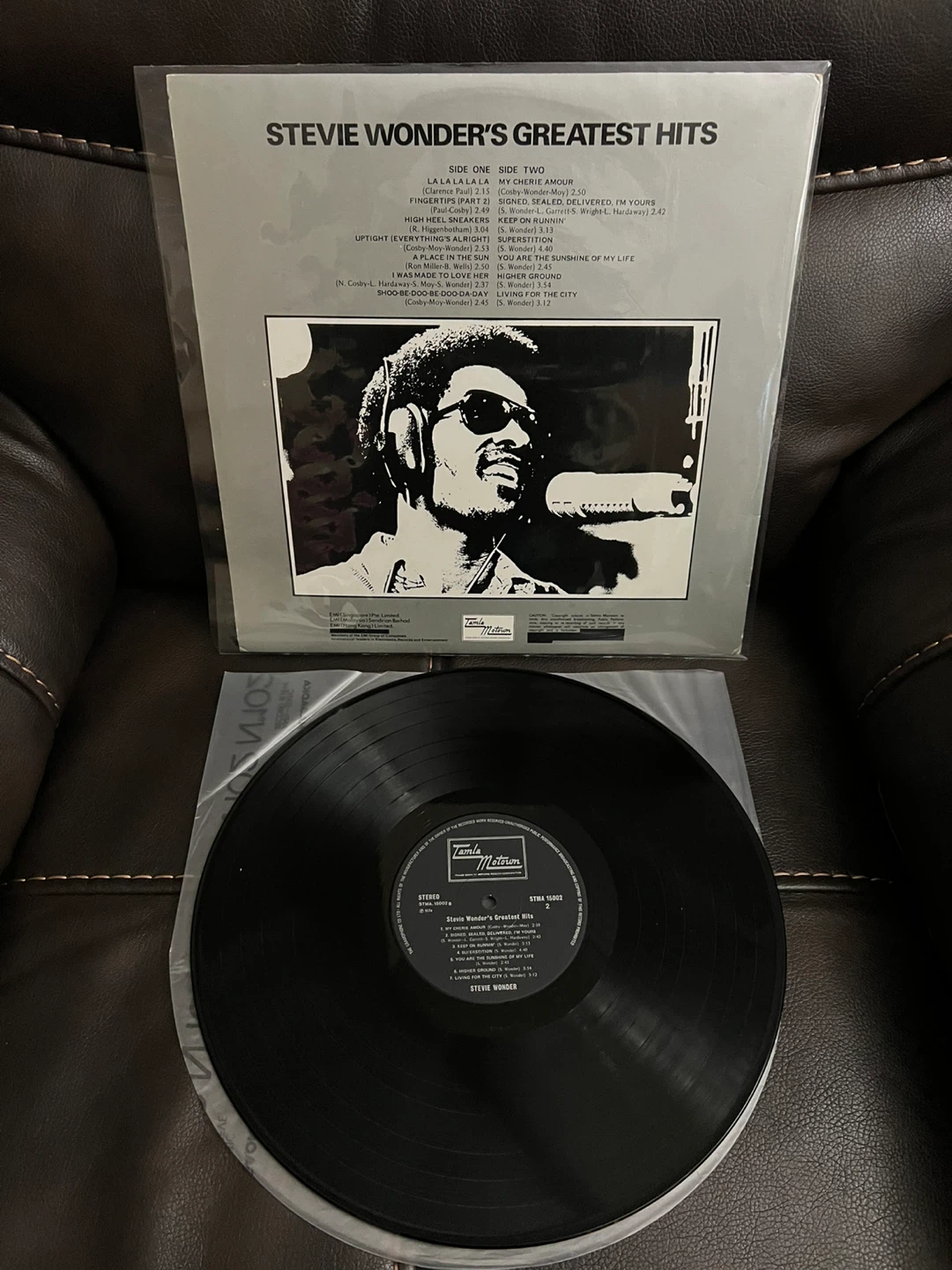 Stevie Wonder's Greatest Hits Vinyl Record (Hong Kong Pressing) - photo 2