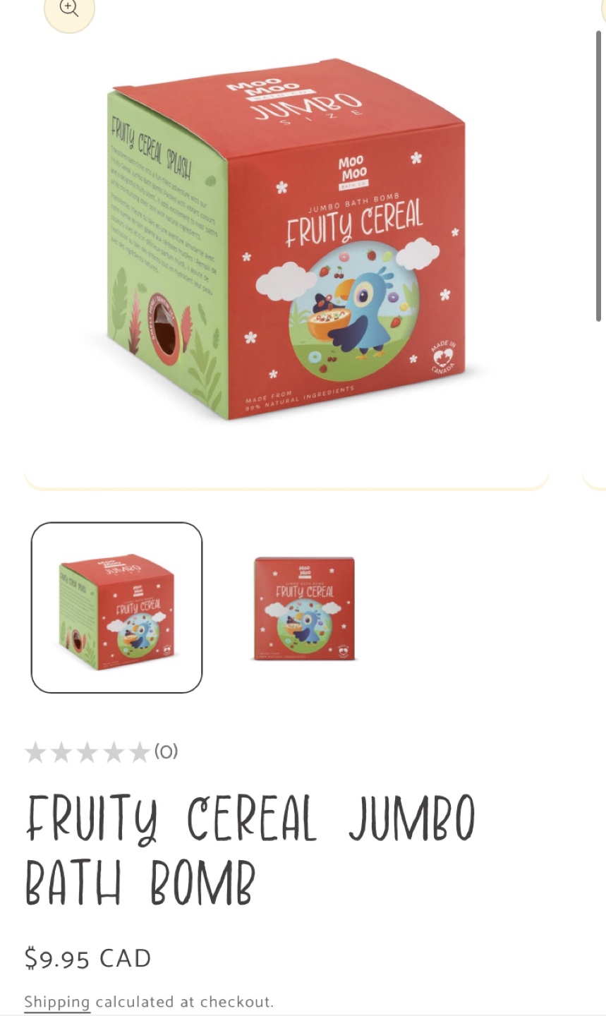 Moomoo BathCo- 3 Jumbo Bath Bombs - Vegan, Natural, Kid-friendly - photo 5