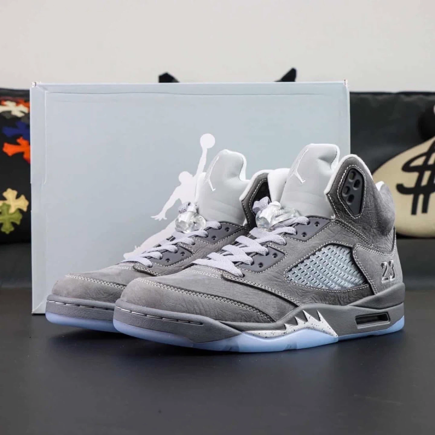 Air Jordan 5 Retro Cool Grey Sneakers - photo 5