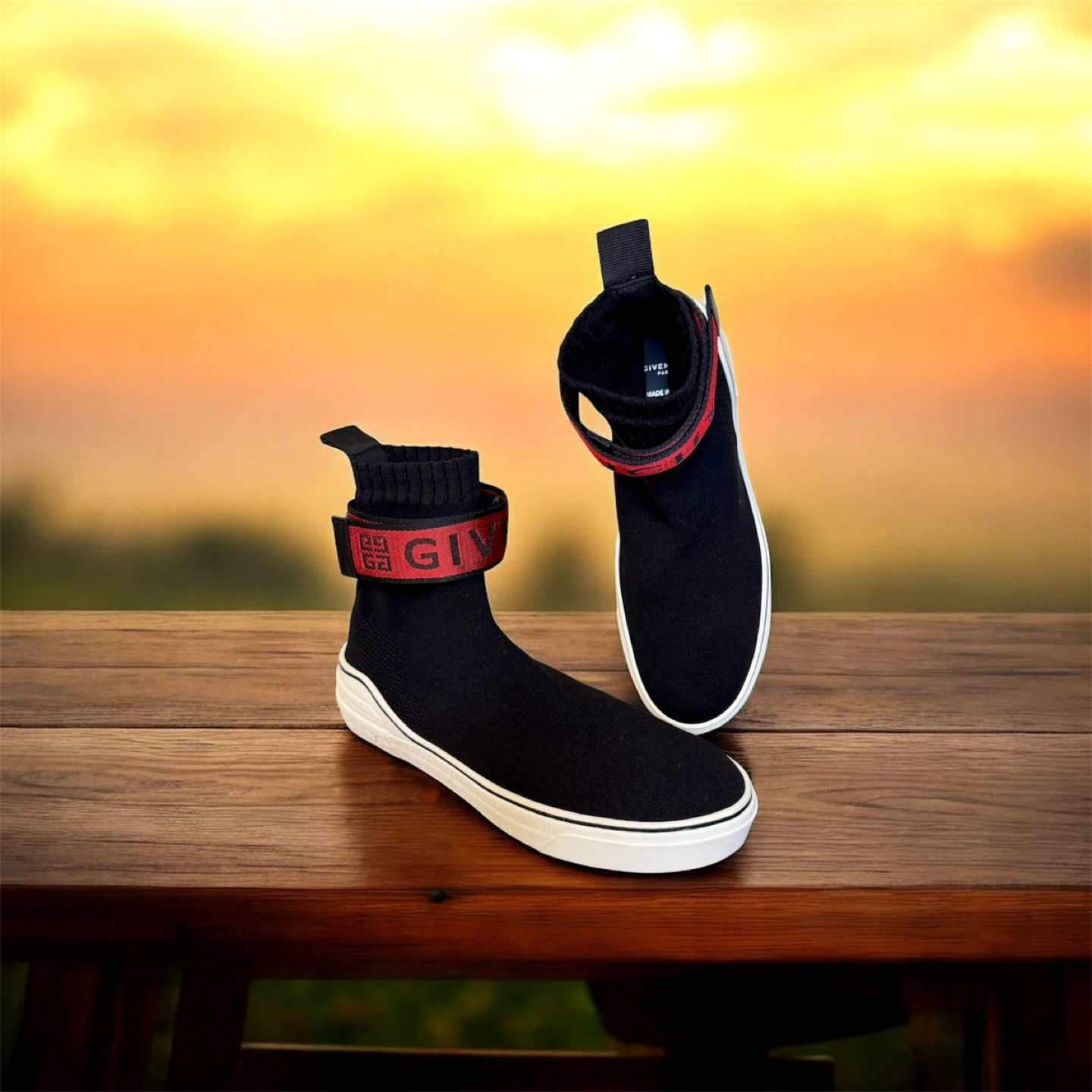 Givenchy Black Sock Sneakers - Size 8.5/9 - photo 2