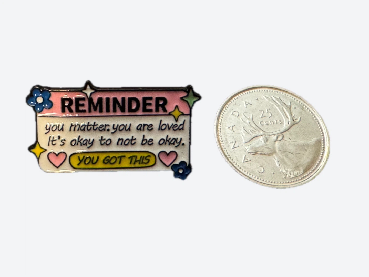 Reminder Enamel Pin - "You Matter"