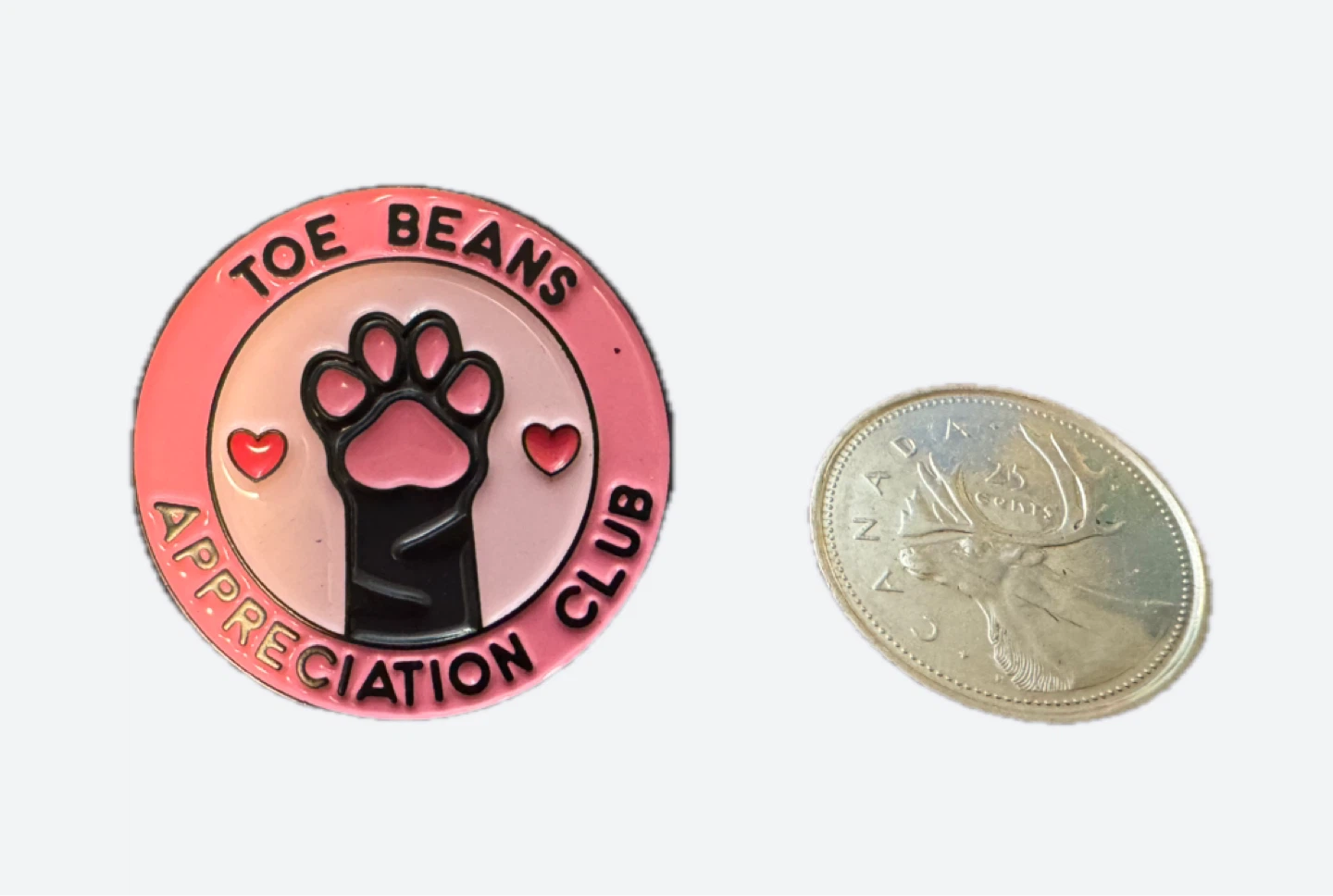 Toe Beans Appreciation Club Enamel Pin - photo 2