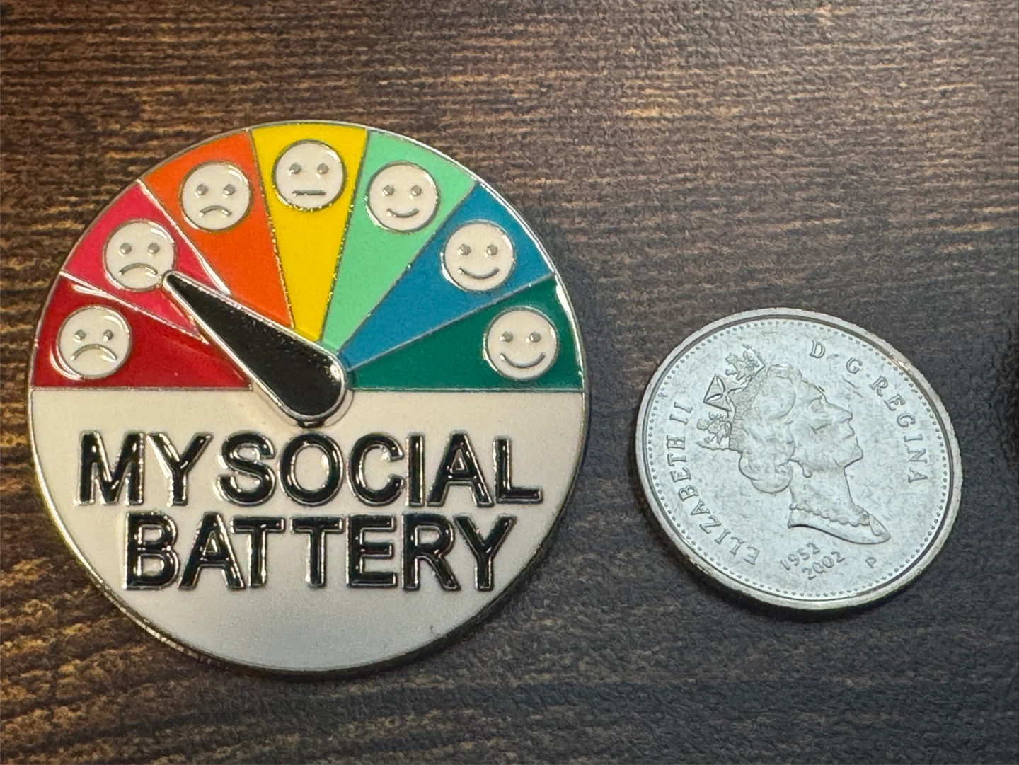 My Social Battery Enamel Pins (2 piece set) - photo 4