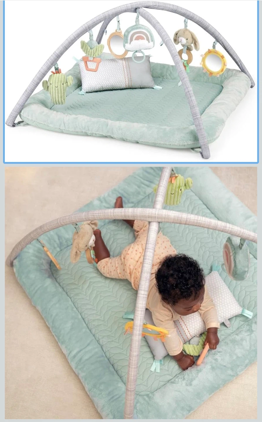 Baby Play Gym with Mat and Toys