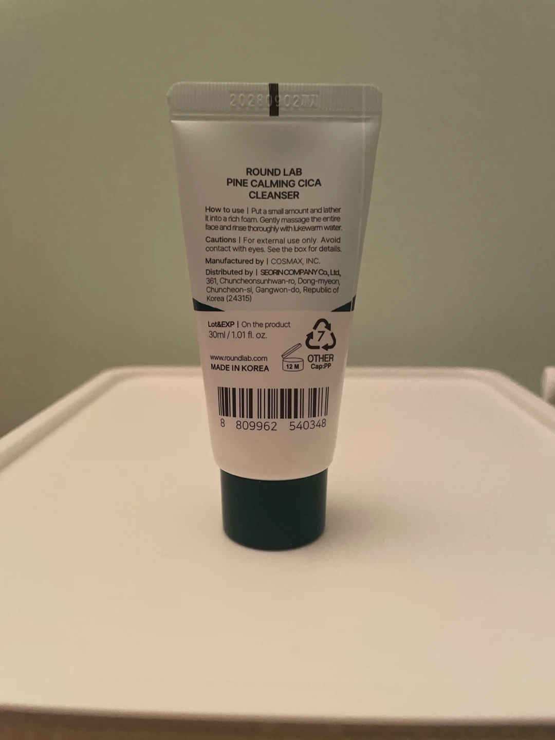 Round Lab Pine Calming Cica Cleanser 30ml - photo 2