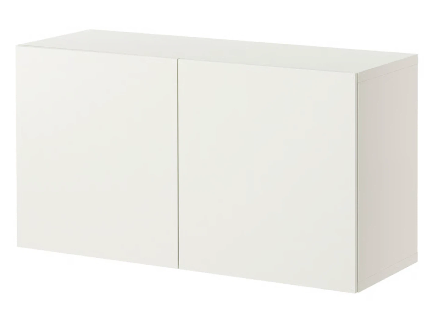 BESTÅ Wall-mounted cabinet combination, white/Lappviken white