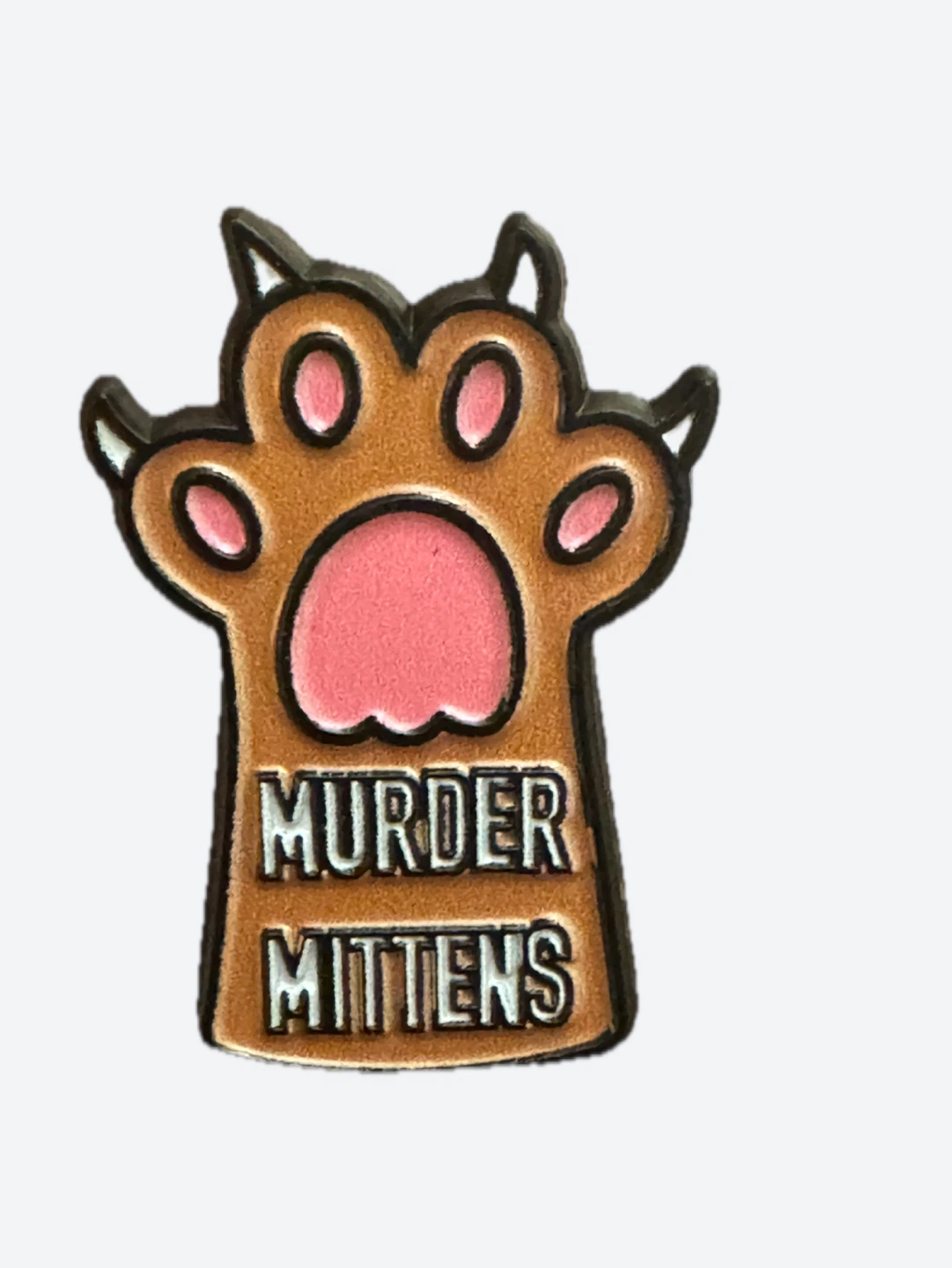 NEW Murder Mittens Enamel Pin