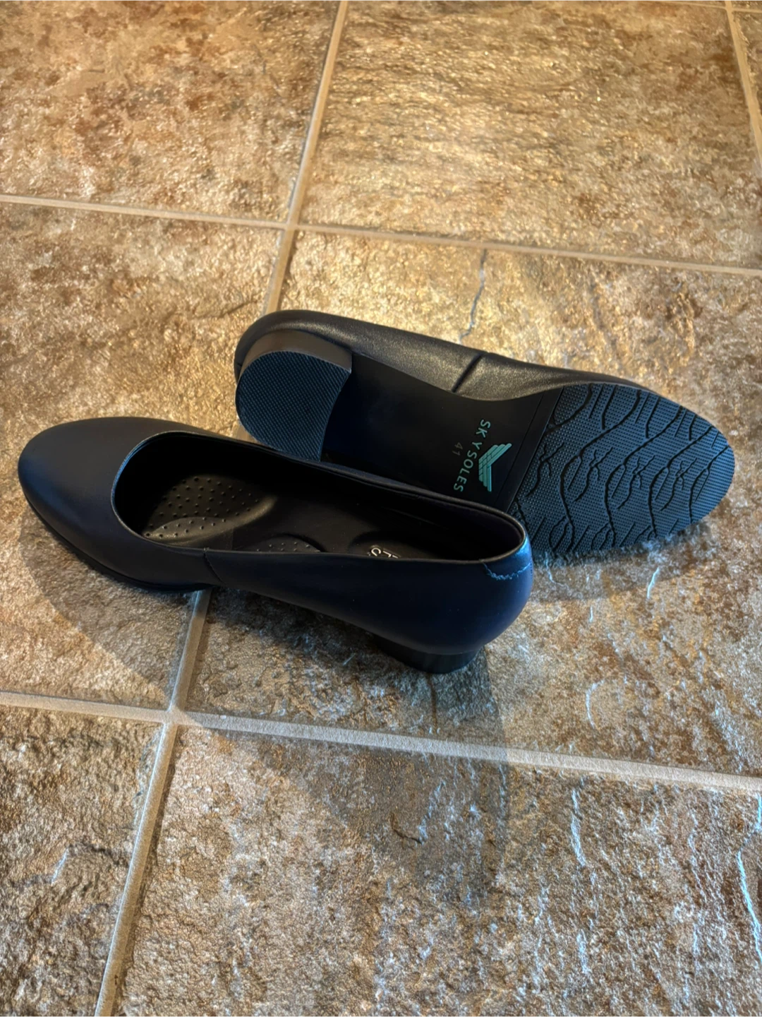 Navy Blue Sky Soles Dress Shoes - photo 2