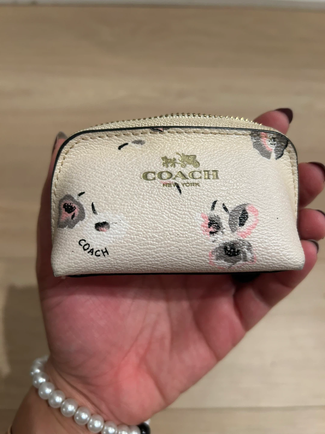 Cherry Blossom Coach Coin Pouch - photo 2