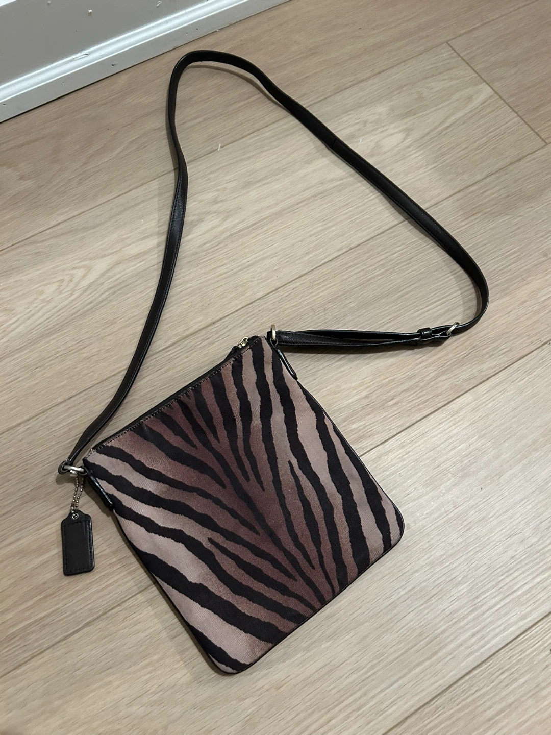 Coach Zebra Print Crossbody Bag - photo 3