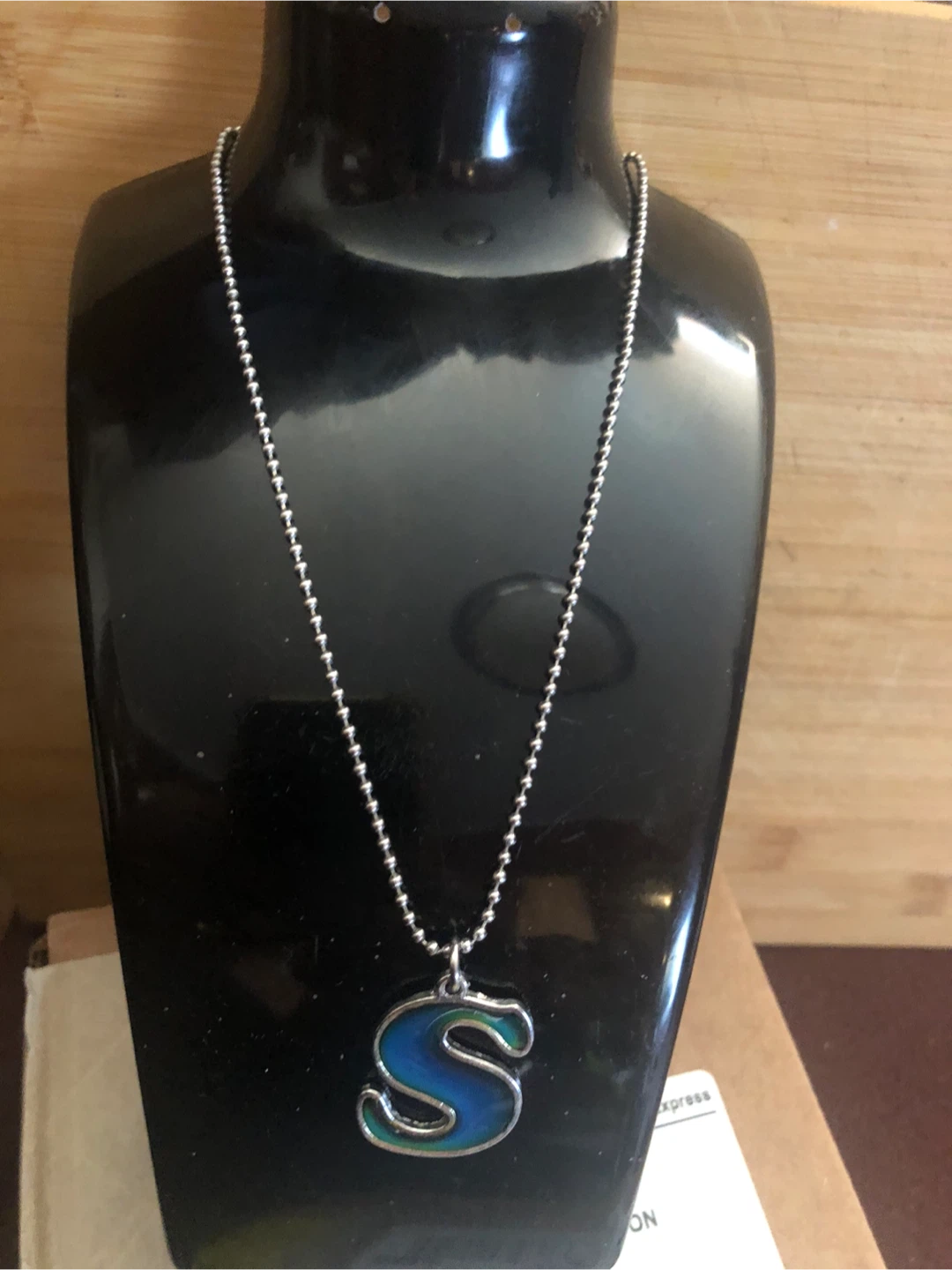 Letter S Mood Necklace - photo 2
