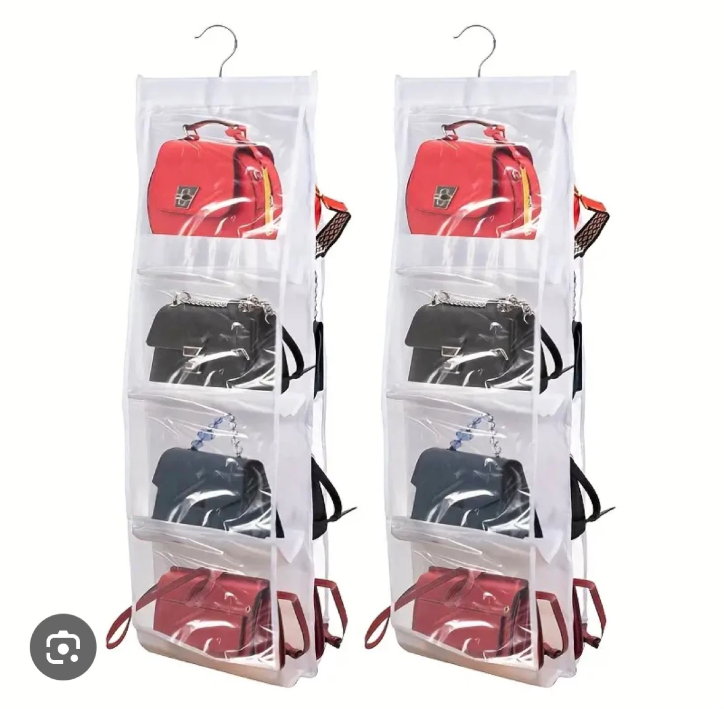 hanging purse organizer for closet - photo 4
