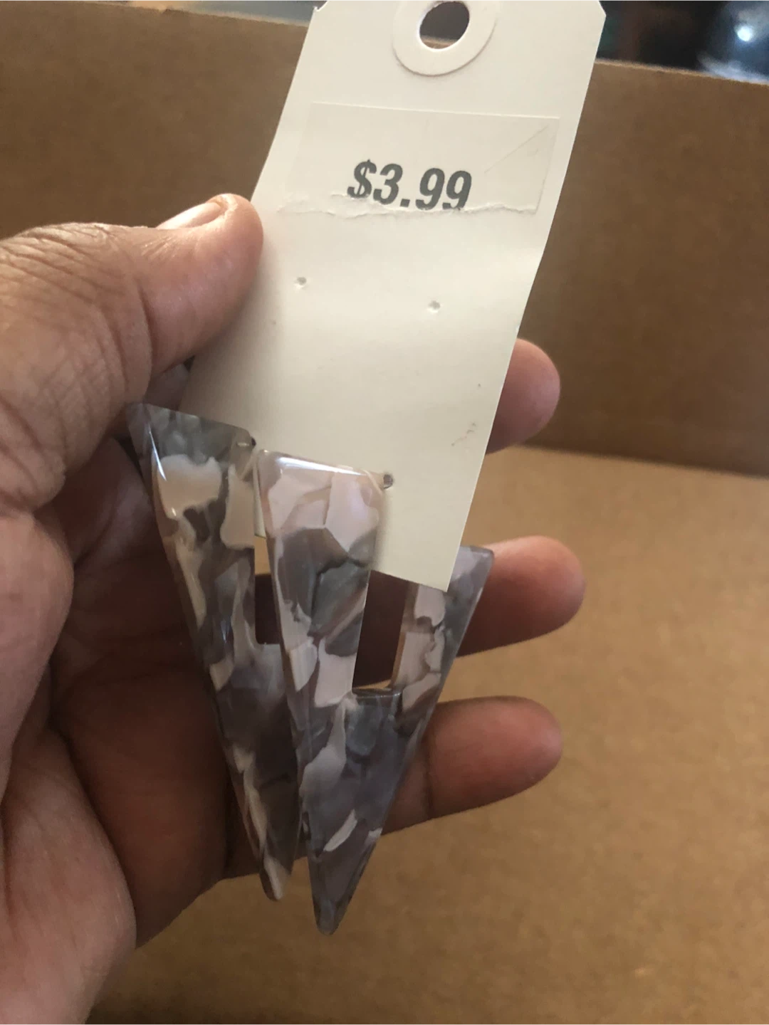 Geometric Triangle Earrings
