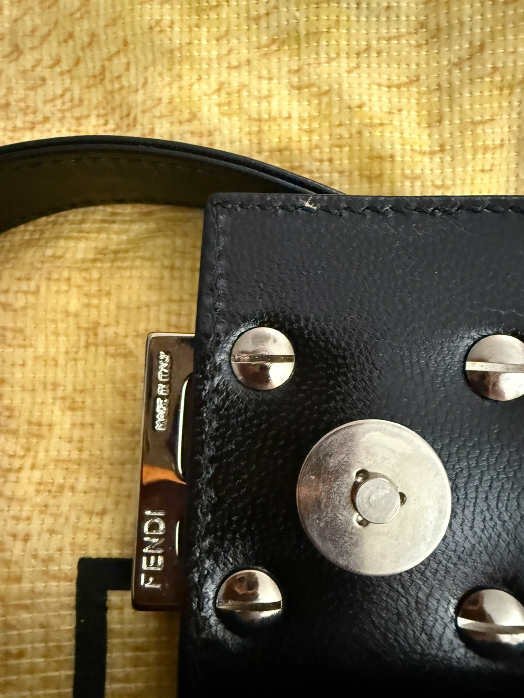 Fendi Baguette Bag Black Canvas - photo 5