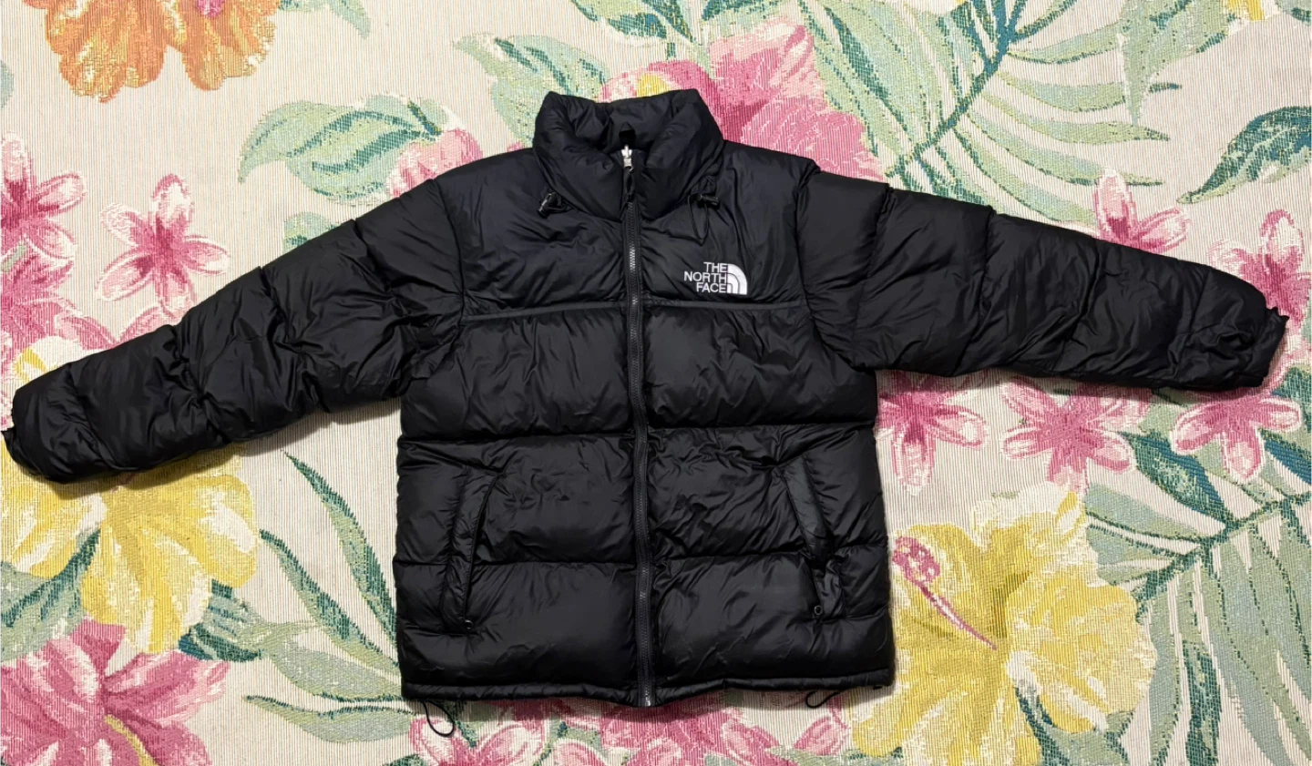 The North Face Black Puffer Jacket Nuptse 700