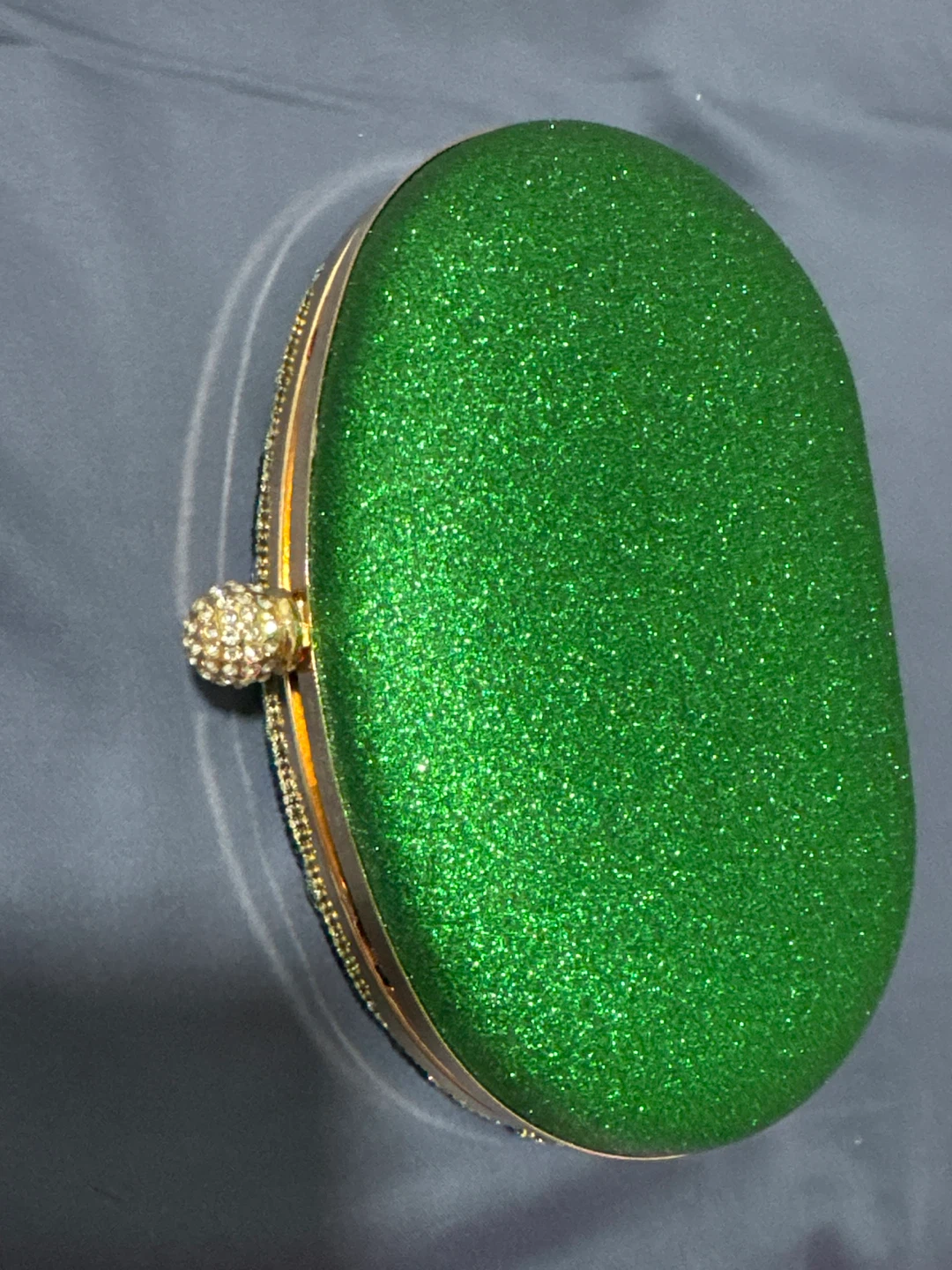 Embellished Peacock Clutch Evening Bag Green - photo 4