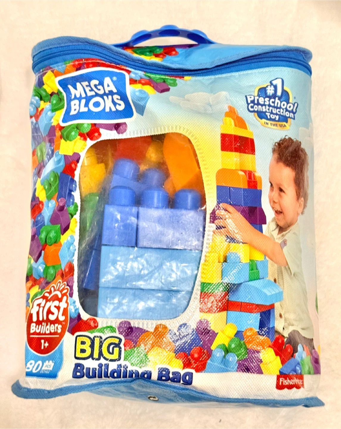 Building Mega Bloks- Bag 80 Pieces