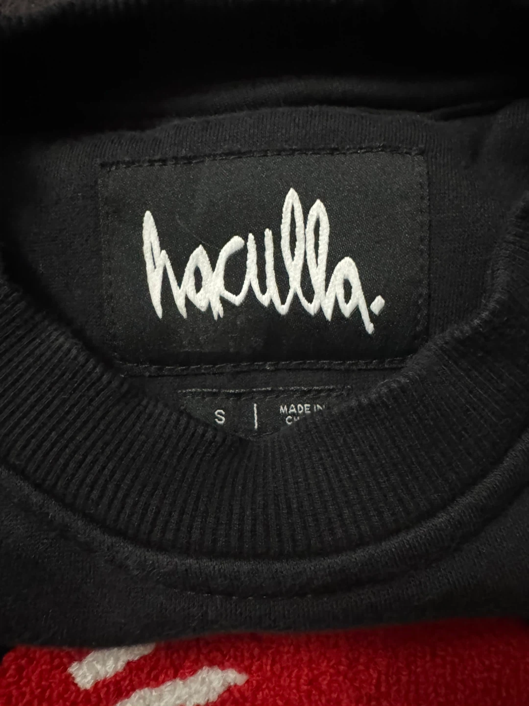 Haculla Black Graphic Crewneck Sweatshirt Size S - photo 4